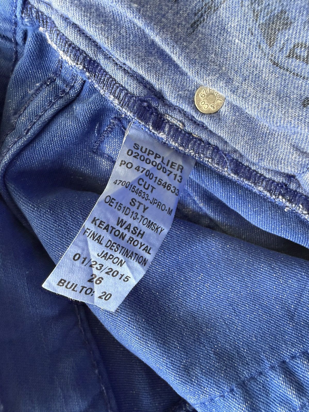 Polo Ralph Lauren Vibrant Blue Polo Ralph Lauren Tompkins Skinny Crop Jeans Size 28" / US 6 / IT 42 - 13 Thumbnail