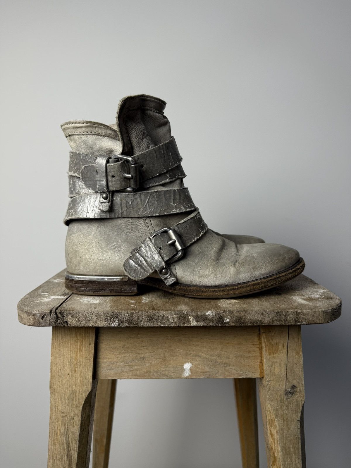 20471120 × A.S.98 A.S. 98 Airstep Guidi Style Style Leather Boots Size US 7 / IT 37 - 2 Thumbnail