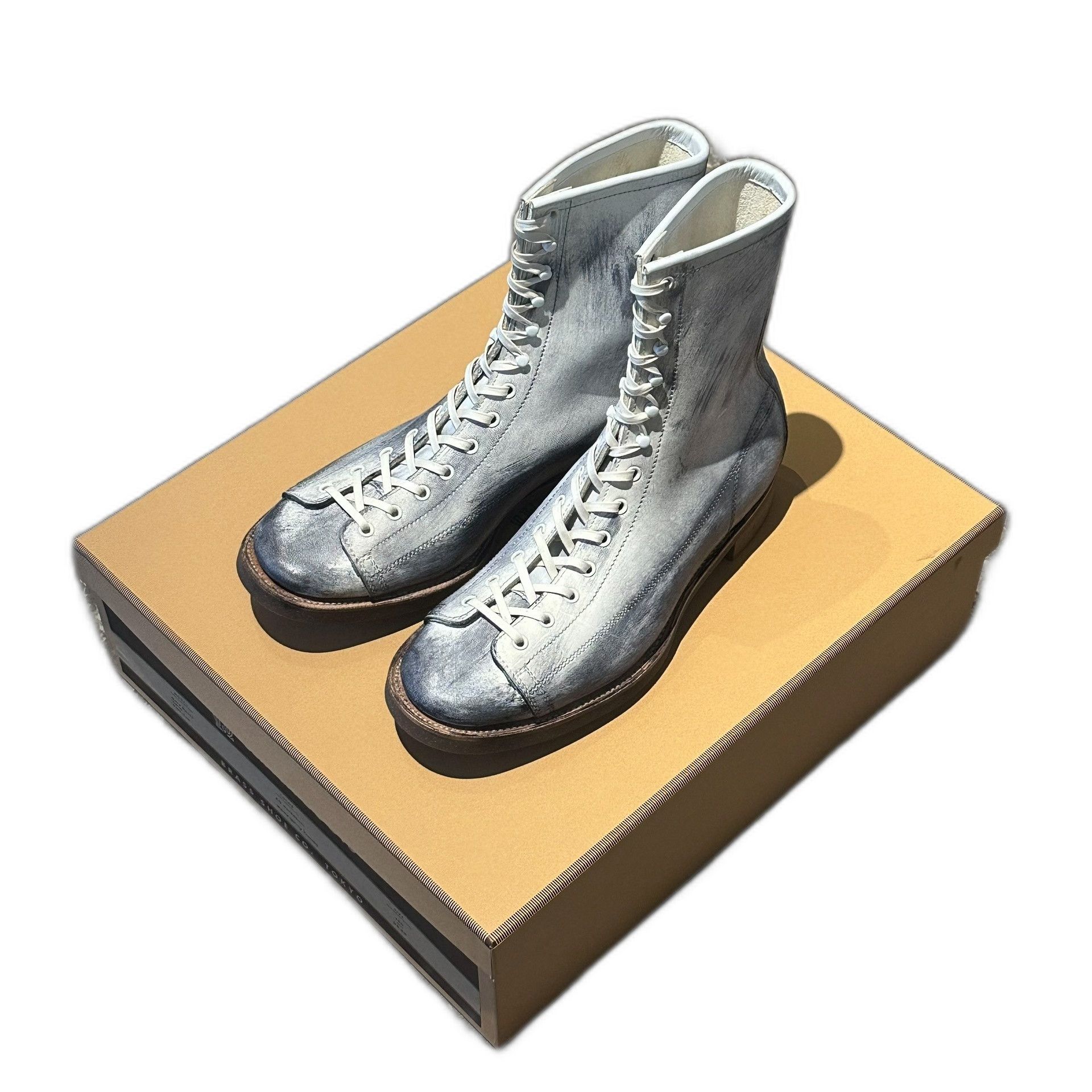 Clinch Boots Clinch Gary Limited White Horsehide Boots Size US 9.5 / EU 42-43 - 1 Thumbnail