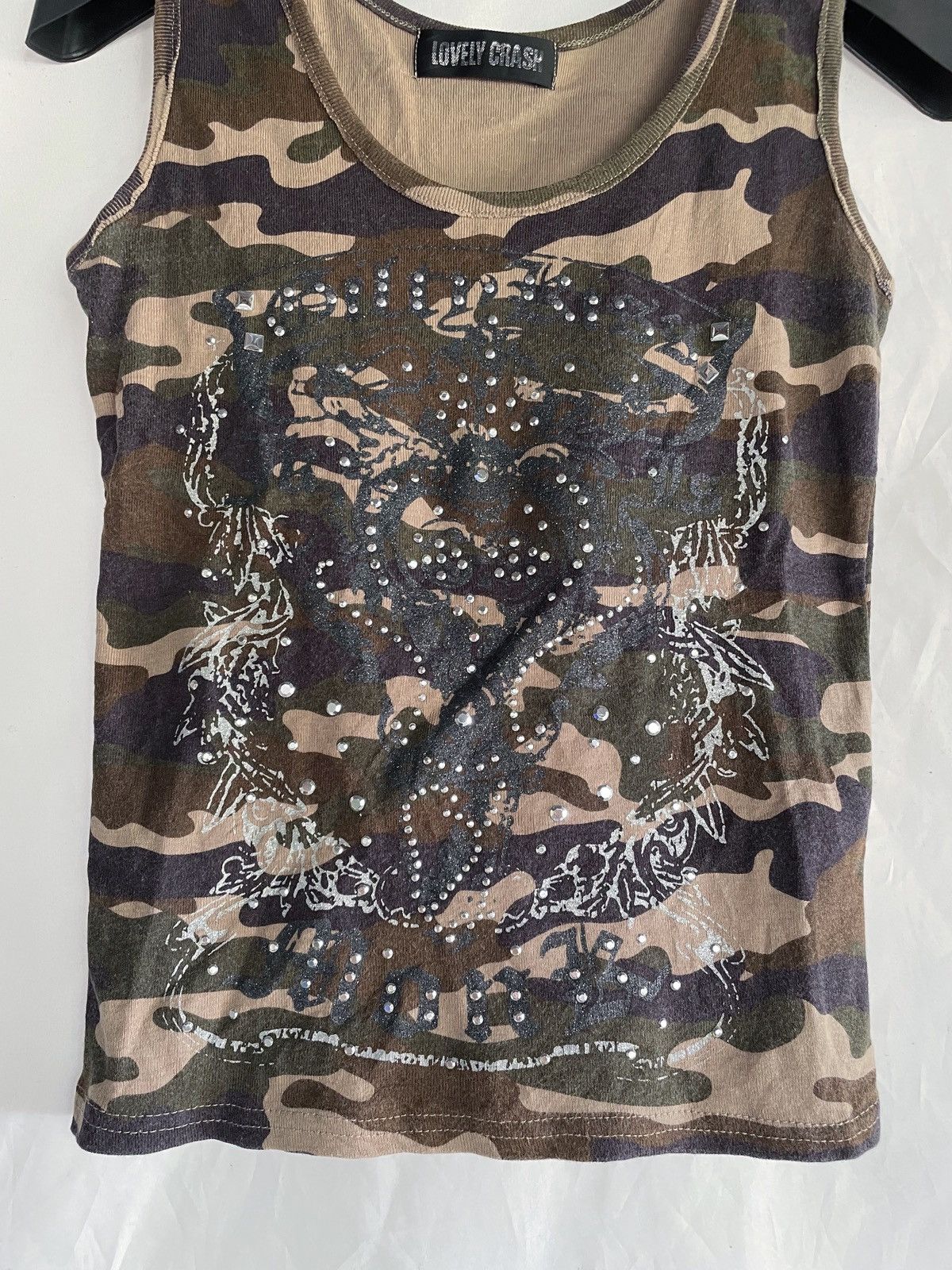 PPFM Y2K LOVELY CRASH GOTHIC TANK TOP Size US XS / EU 42 / 0 - 3 Thumbnail