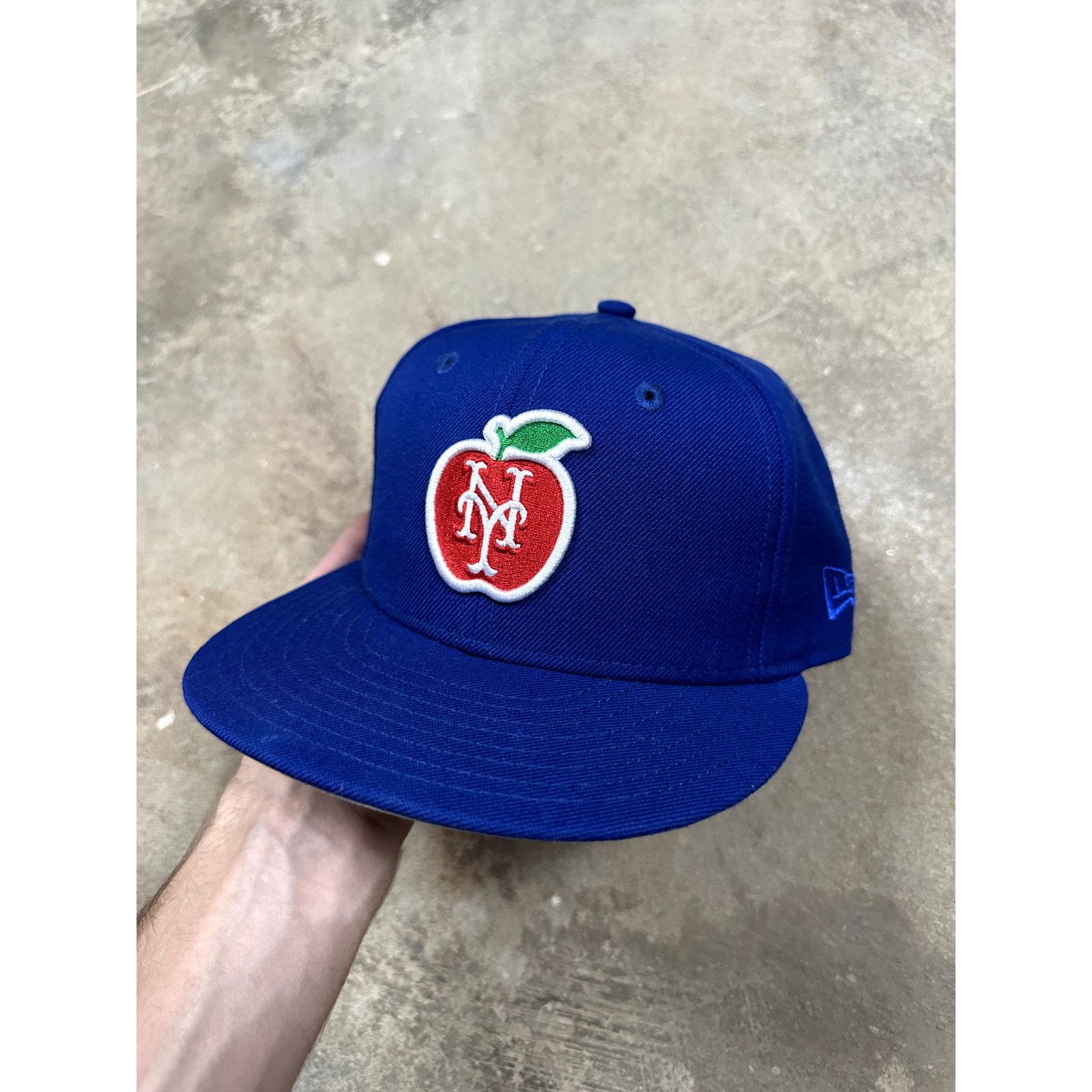 New Era Mets Cap Blue 7 1/4 Used Size ONE SIZE - 1 Thumbnail