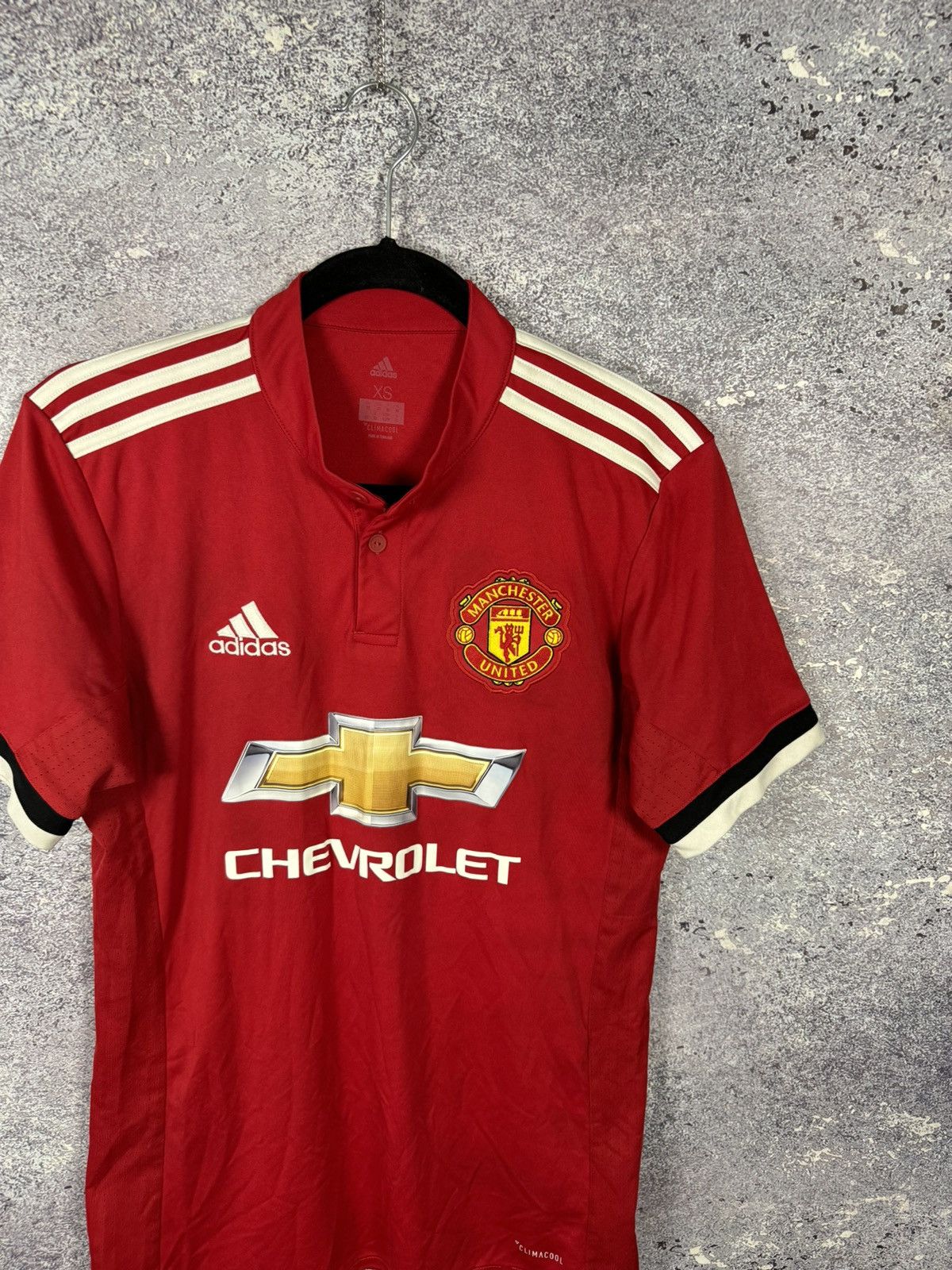 Adidas × Vintage Vintage Manchester United 2017/18 Adidas Soccer Jersey Small Size US S / EU 44-46 / 1 - 2 Thumbnail