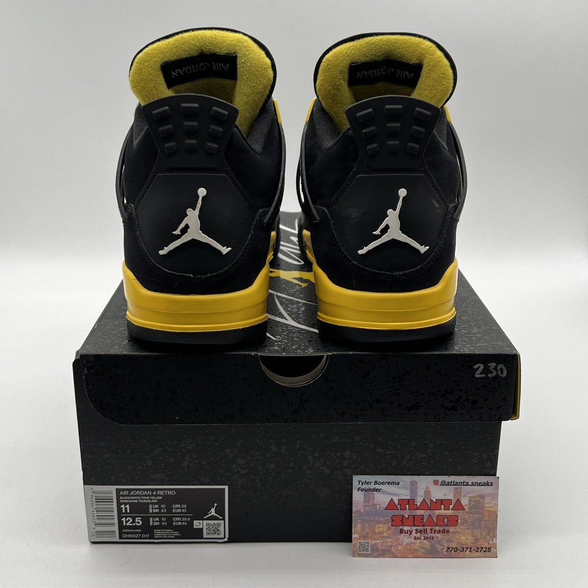 Jordan Brand Air Jordan 4 Thunder Size US 11 / EU 44 - 3 Thumbnail