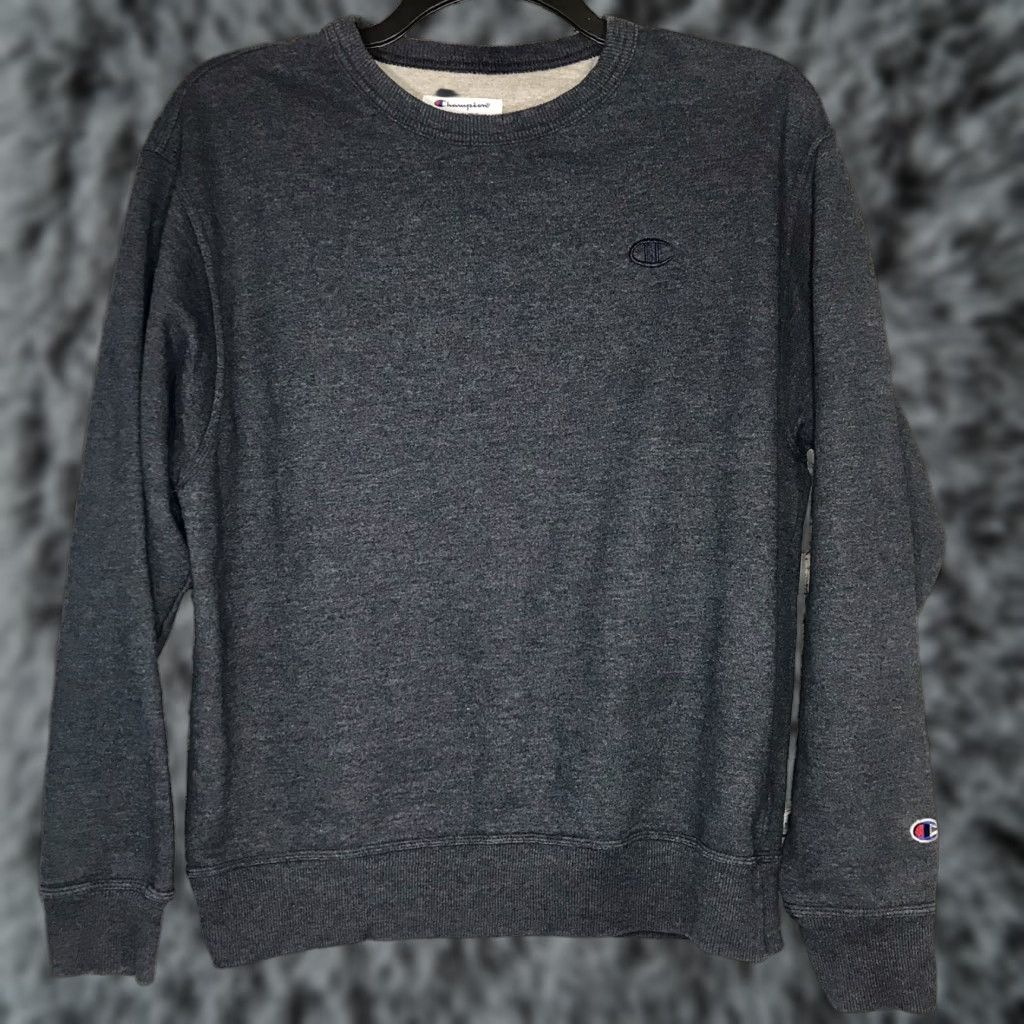 Champion VINTAGE Champion Blue Crewneck Long Sleeve Sweatshirt MEN'S M Size US M / EU 48-50 / 2 - 1 Thumbnail