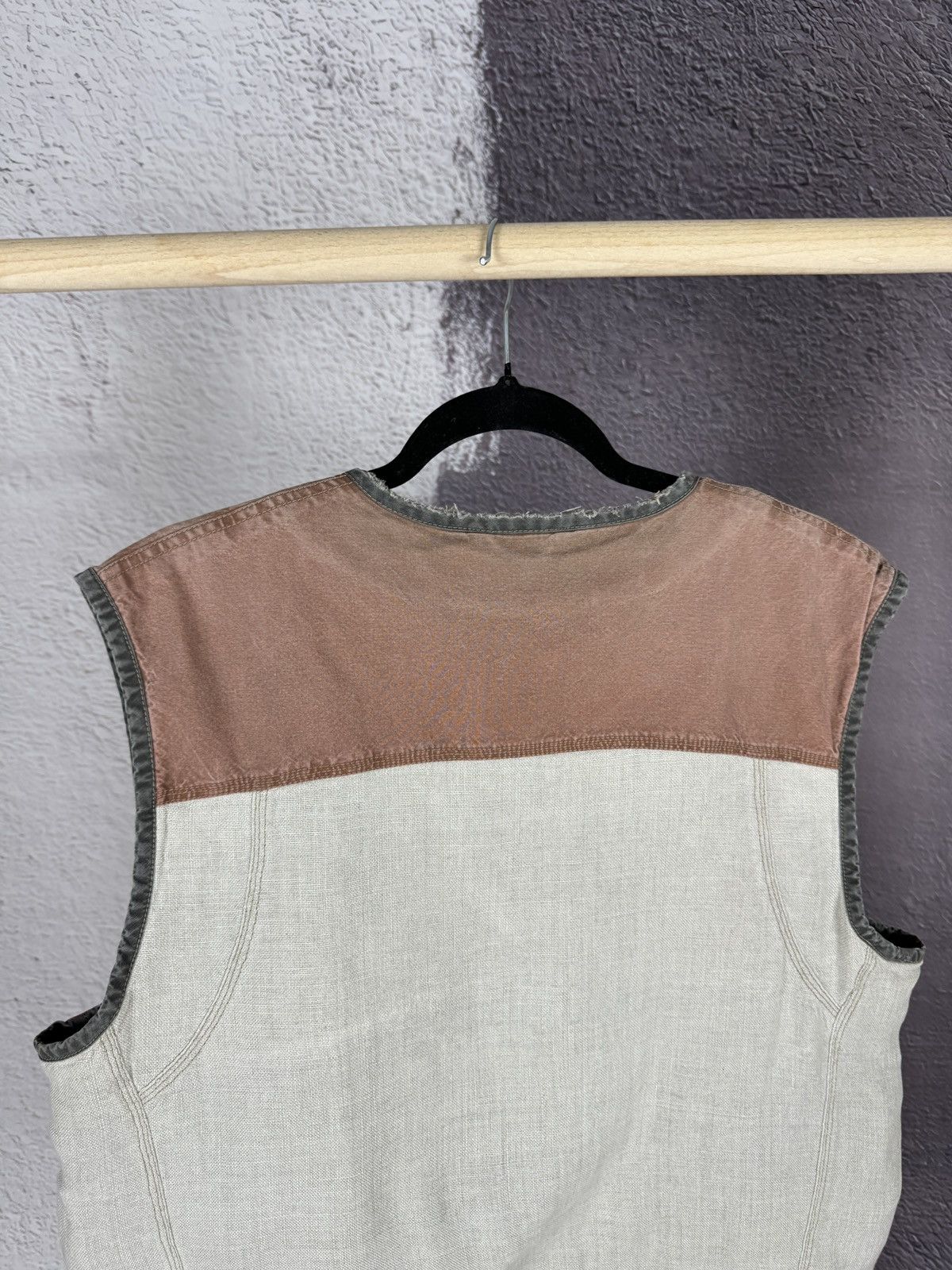 Camel Camel fishing cotton linen faded custom vintage vest outdoor Size US L / EU 52-54 / 3 - 12 Thumbnail