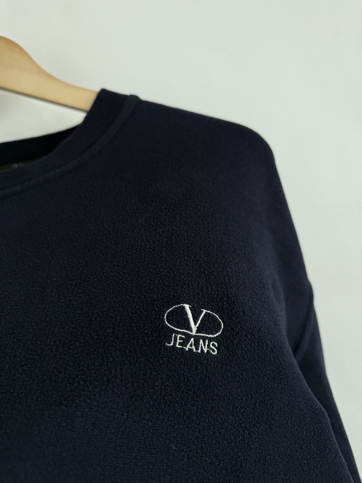 Valentino 🇮🇹 Vintage 90s Valentino Jeans Sweatshirt Y2K Made in Italy Size US L / EU 52-54 / 3 - 9 Thumbnail