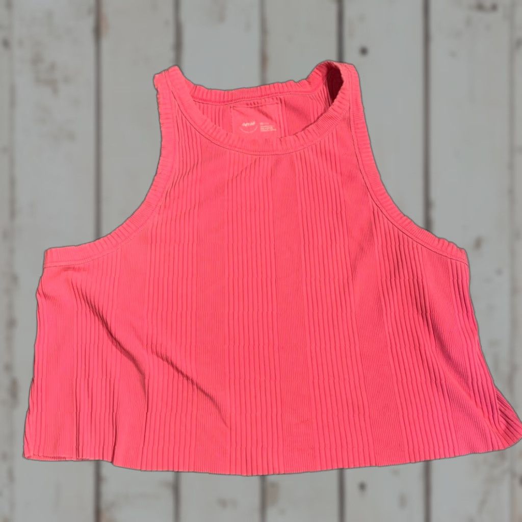 Vintage Aerie Pink Ribbed Tank Top XXL Tank Women Plus 2XL Pink Ribbed Tank Top Aerie Size XXL / US 16-18 / IT 52-54 - 1 Thumbnail