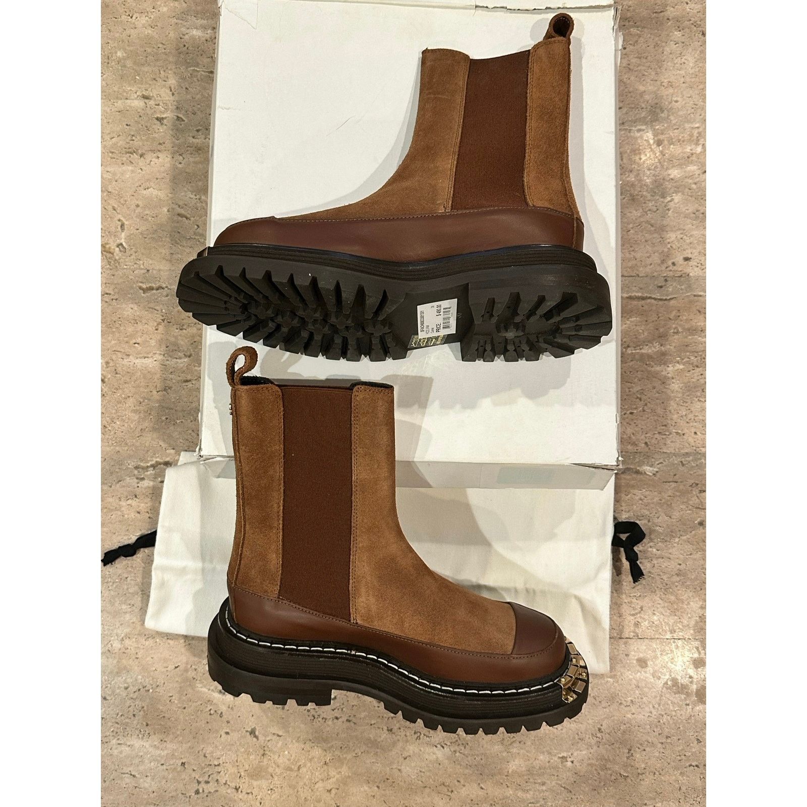 Sandro NEW Sandro Women's H22Liam Stretch Chelsea Boots 36/ 5.5 Size US 5.5 / IT 35.5 - 8 Thumbnail