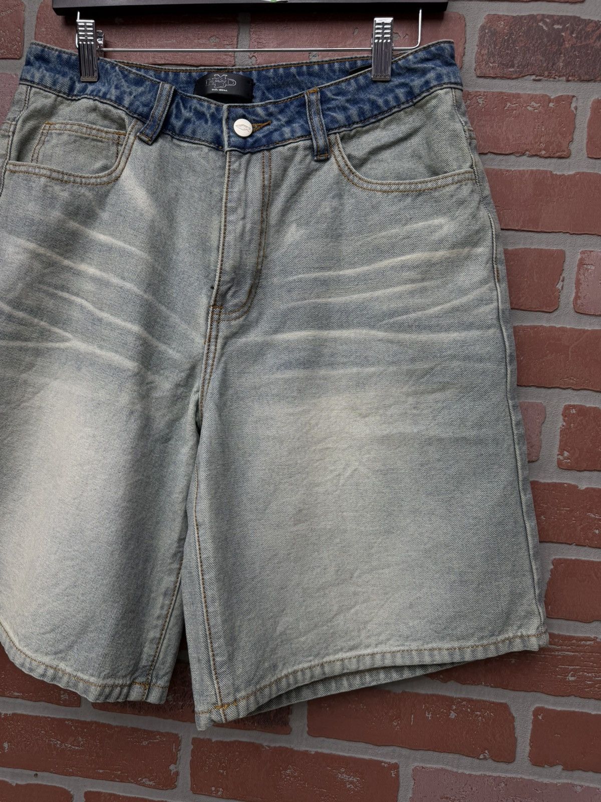 HMDD Size S - Happy Memories Dont Die “HMDD” Inside Out Jorts Size US 30 / EU 46 - 3 Thumbnail