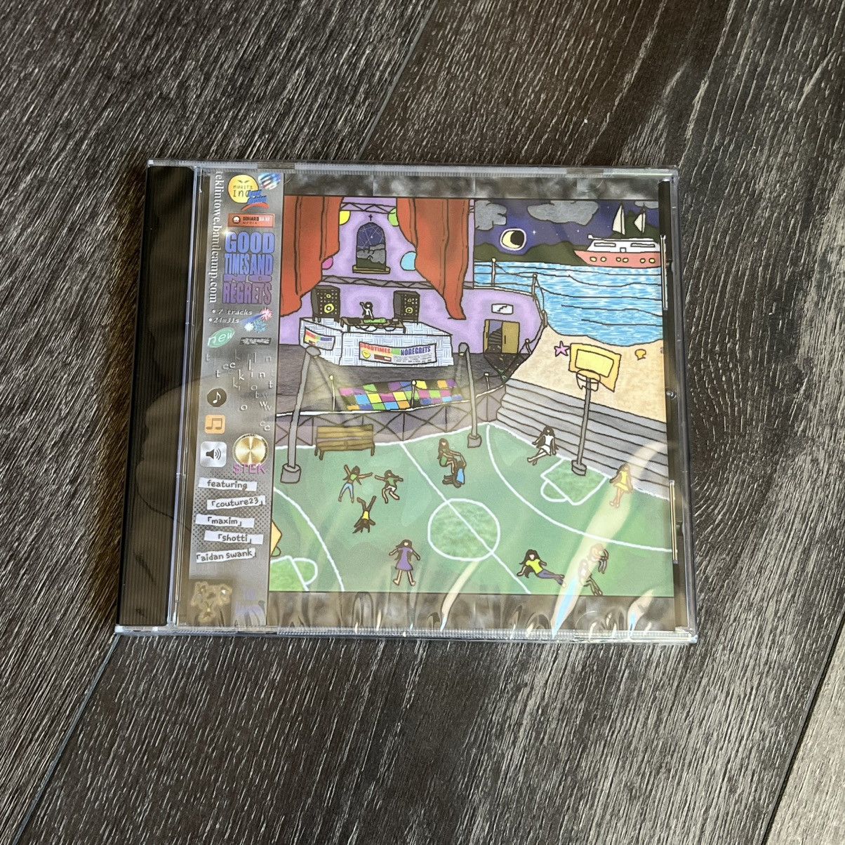 Drain Gang × Sad Boys New Tek Lintowe - Good Times and No Regrets Shed Theory CD Size ONE SIZE - 1 Thumbnail