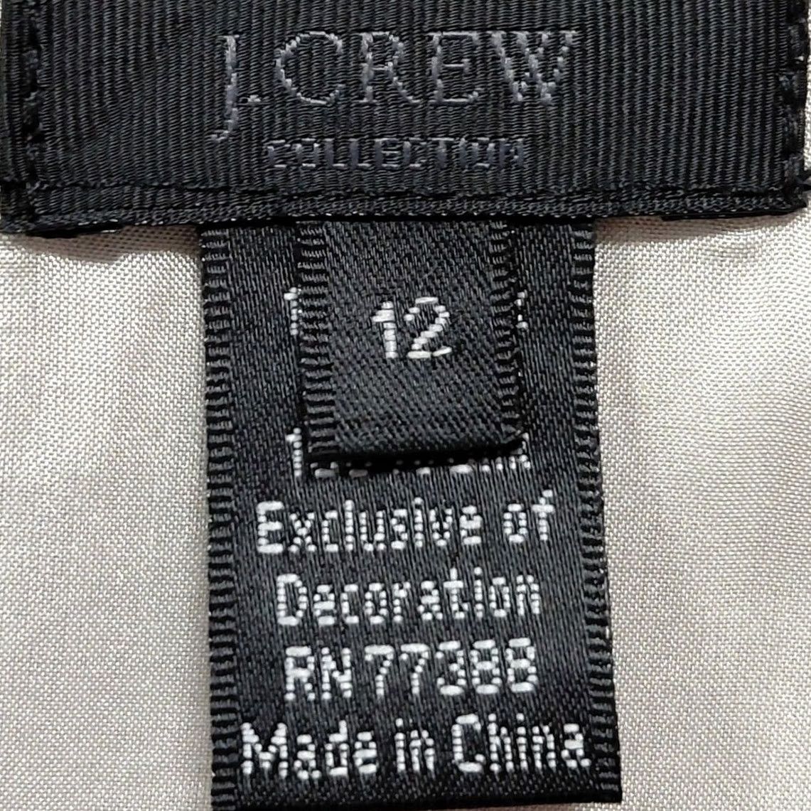 Vintage J.Crew Collection Dress Womens 12 Gray Silk Sequin Solid Sleeveless Size Size XL / US 12-14 / IT 48-50 - 5 Thumbnail