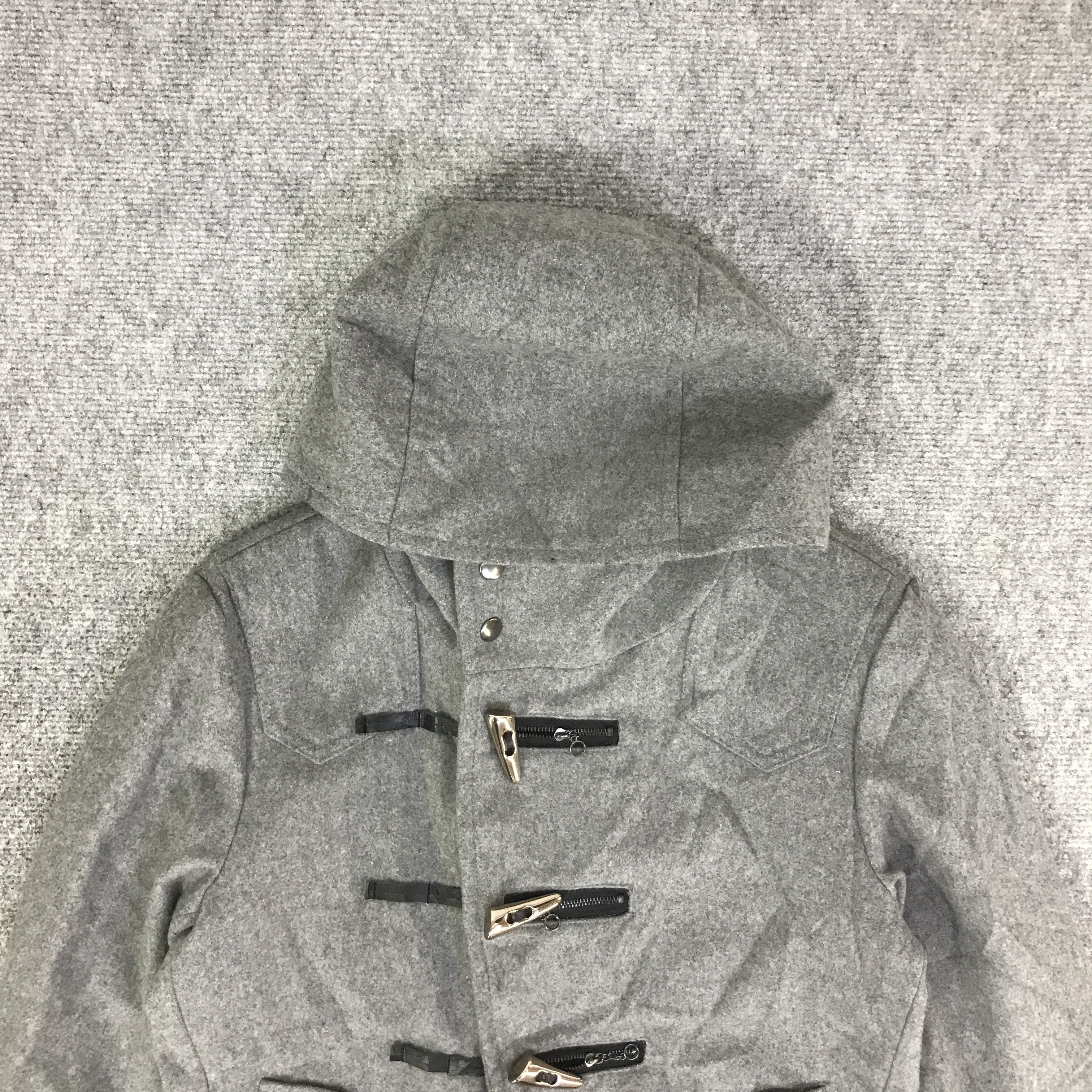semanticdesign SEMANTIC DESIGN WOOL HOODIE JACKET K82B6 Size US M / EU 48-50 / 2 - 2 Thumbnail