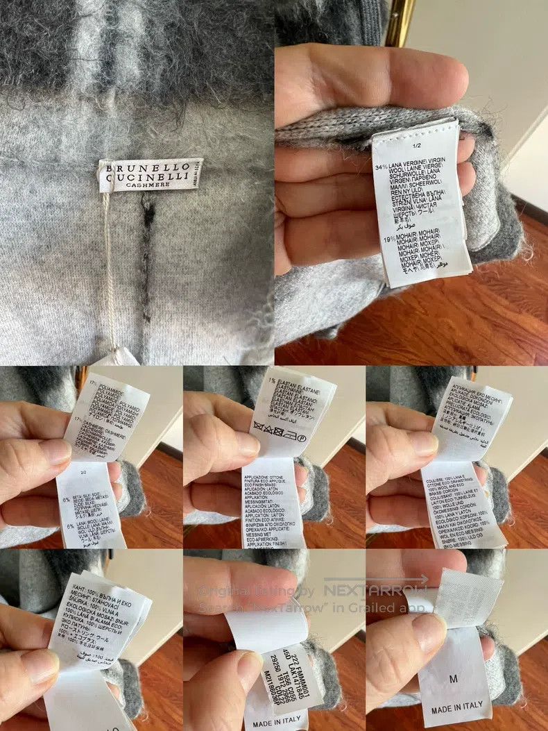 Brunello Cucinelli Brunello Cucinelli Gingham Wool Mohair Cloak Vest Size M / US 6-8 / IT 42-44 - 9 Thumbnail