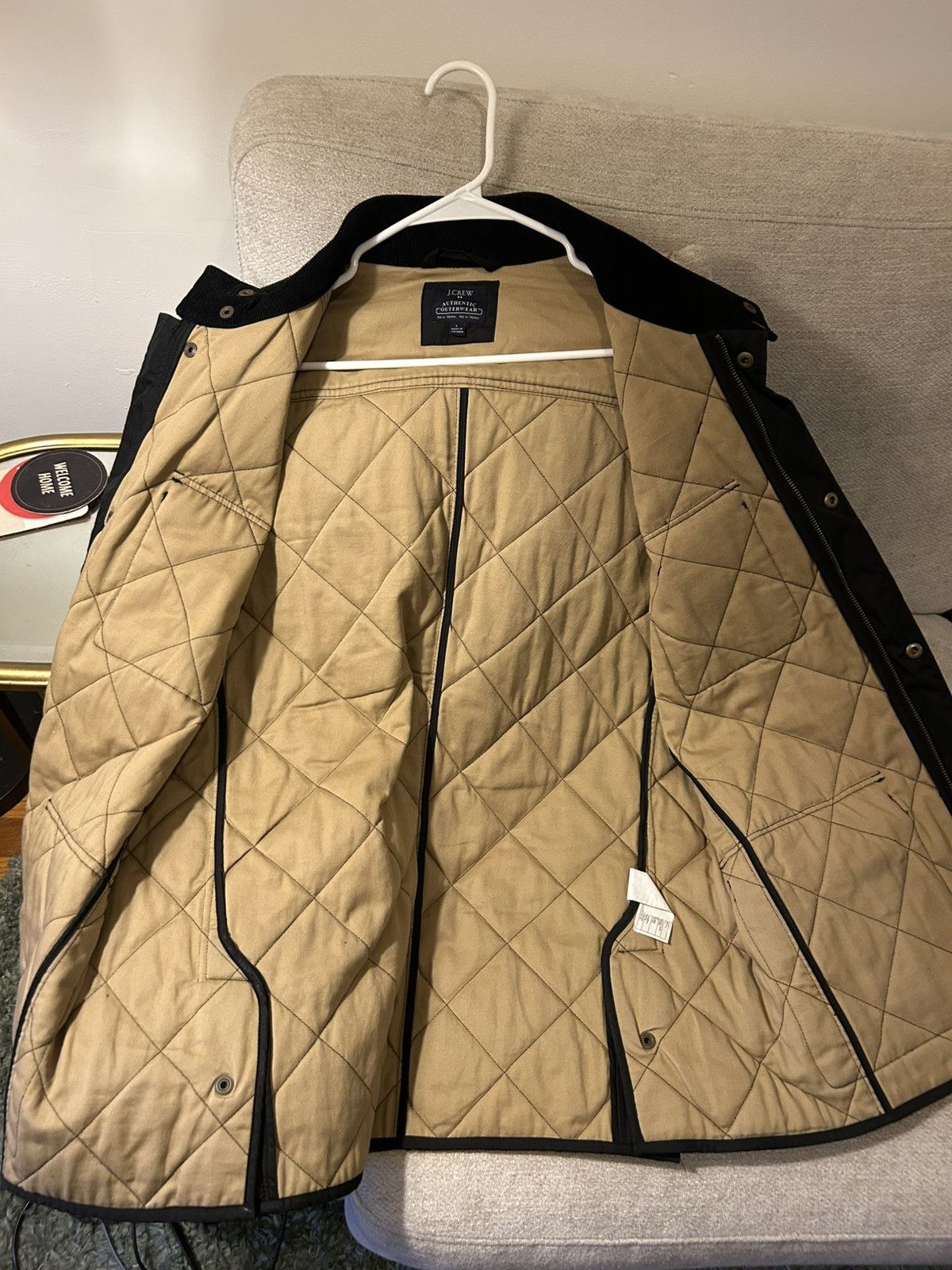 J.Crew J.Crew Mens Quilted Jacket Size US L / EU 52-54 / 3 - 4 Thumbnail