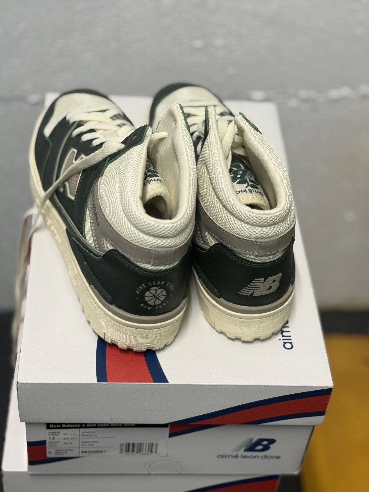 Aime Leon Dore × New Balance Aimé Leon Dore x New Balance 650R Green Grey sz 12 Size US 12 / EU 45 - 5 Thumbnail