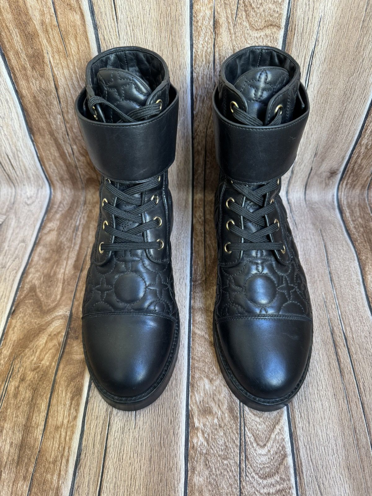 Louis Vuitton Wonderland embossed monogram boots Size US 7 / IT 37 - 4 Thumbnail
