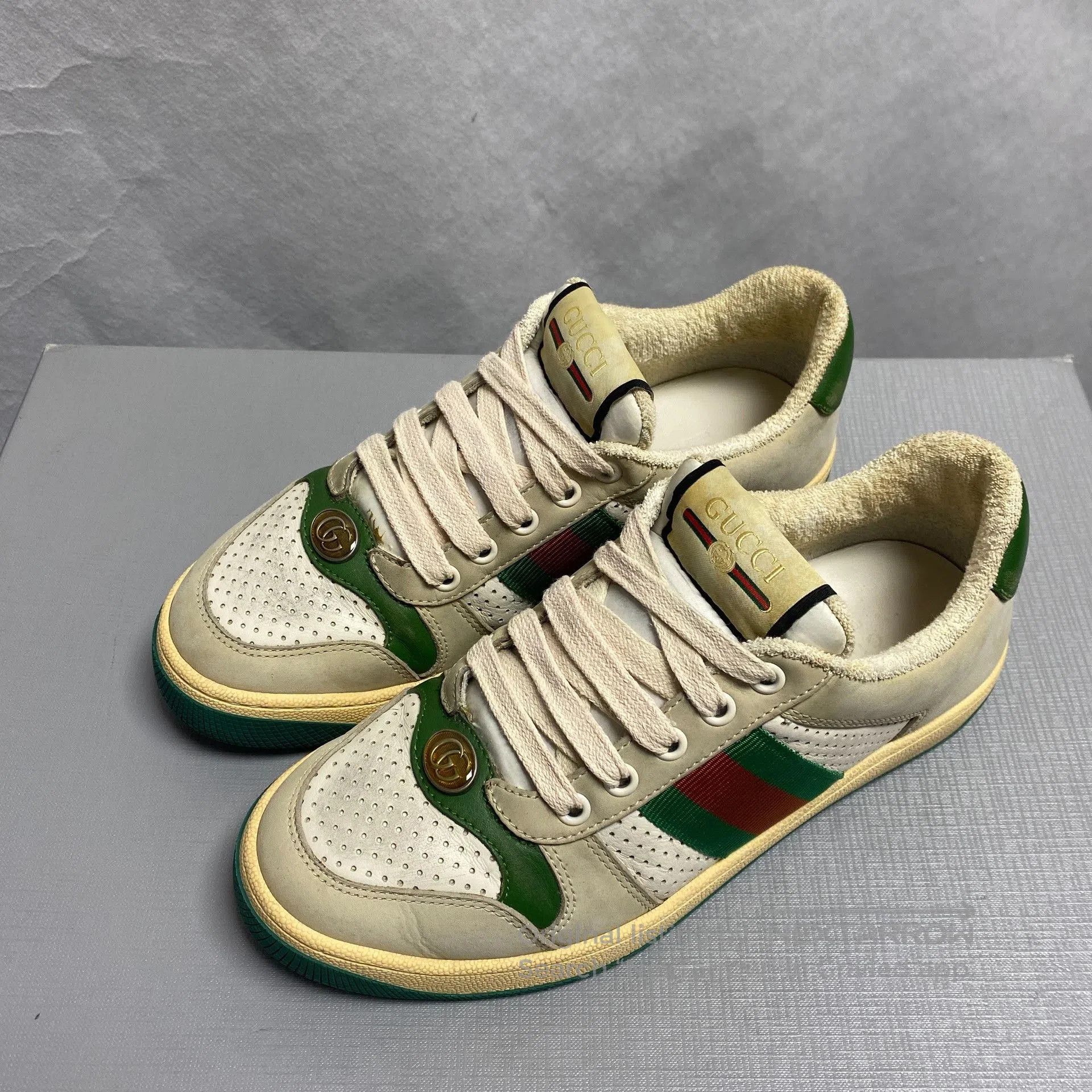 Gucci Gucci Screener Leather Sneakers. Size US 5 / IT 35 - 1 Thumbnail