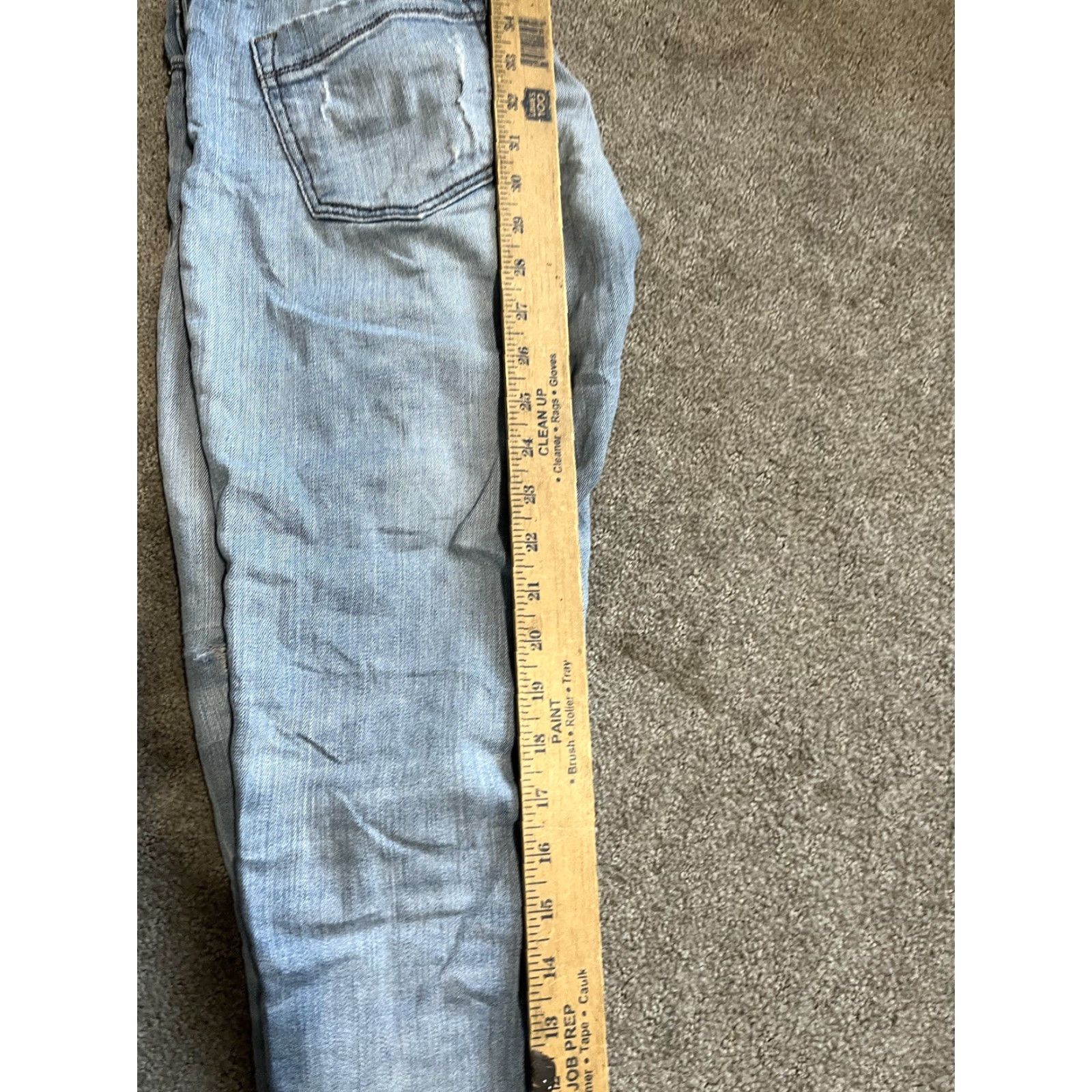 Express Express Jeans Mid Rise 2R Blue Denim Cotton Legging Jean Women's Regular Fit 29in Inseam - 5-Pocket Style Stella Size 26" / US 2 / IT 38 - 6 Thumbnail
