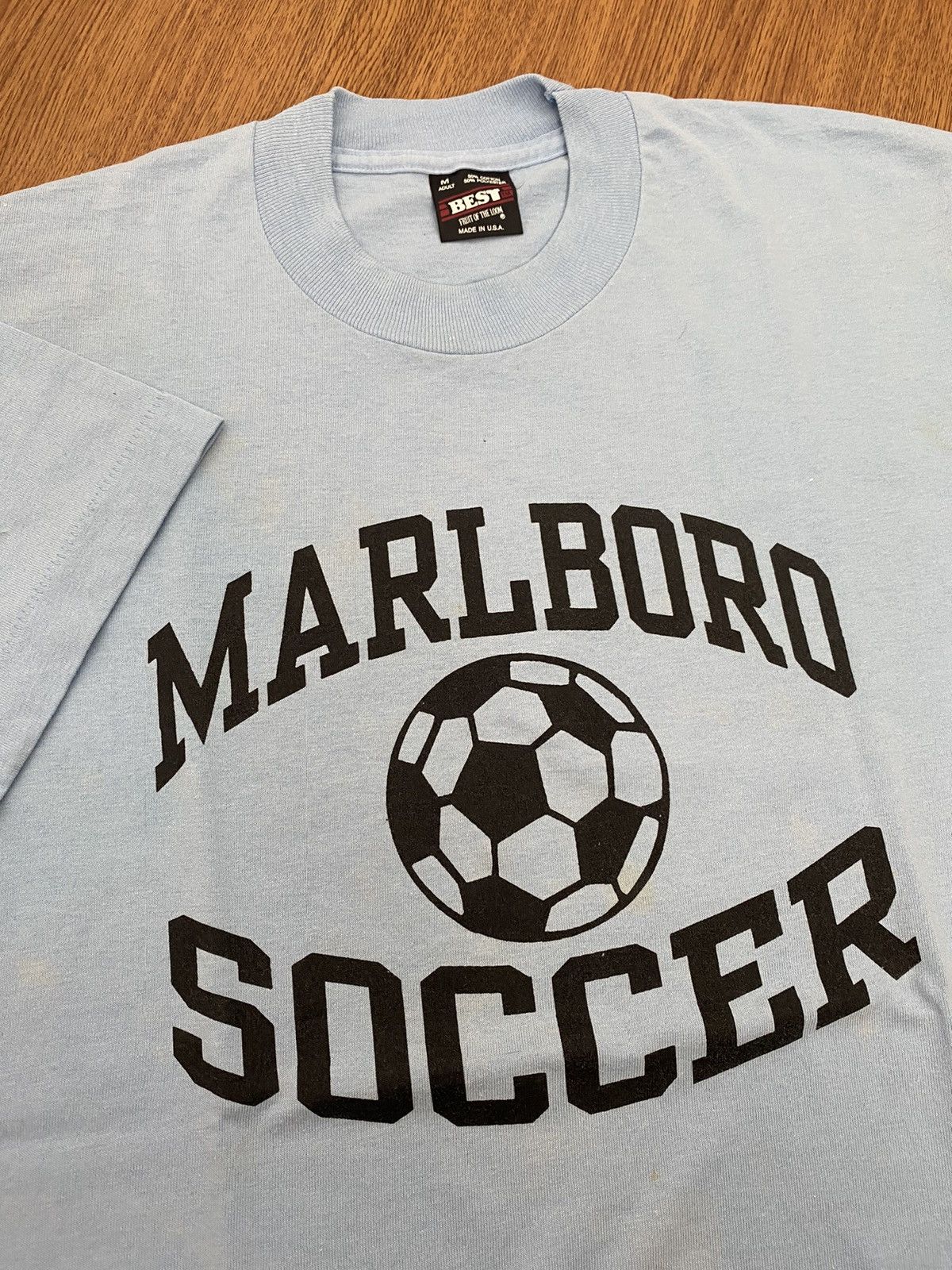 Marlboro × Vintage Vintage Marlboro soccer t-shirt Size US M / EU 48-50 / 2 - 2 Thumbnail