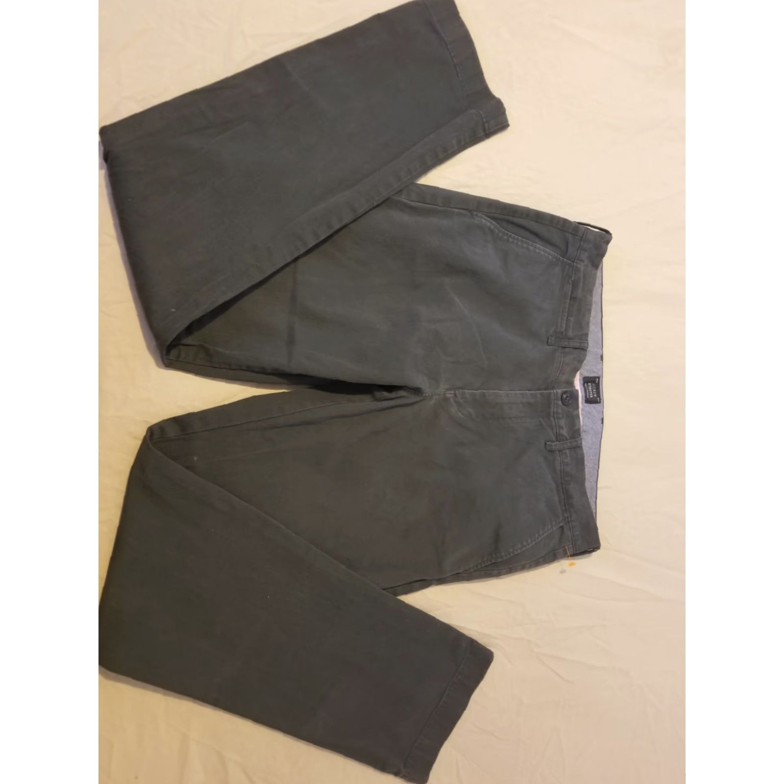J.Crew J.CREW Pants Mens Chino Straight Leg 32x32 Black Cotton Flat Front Casual Vintage No Size US 32 / EU 48 - 2 Thumbnail