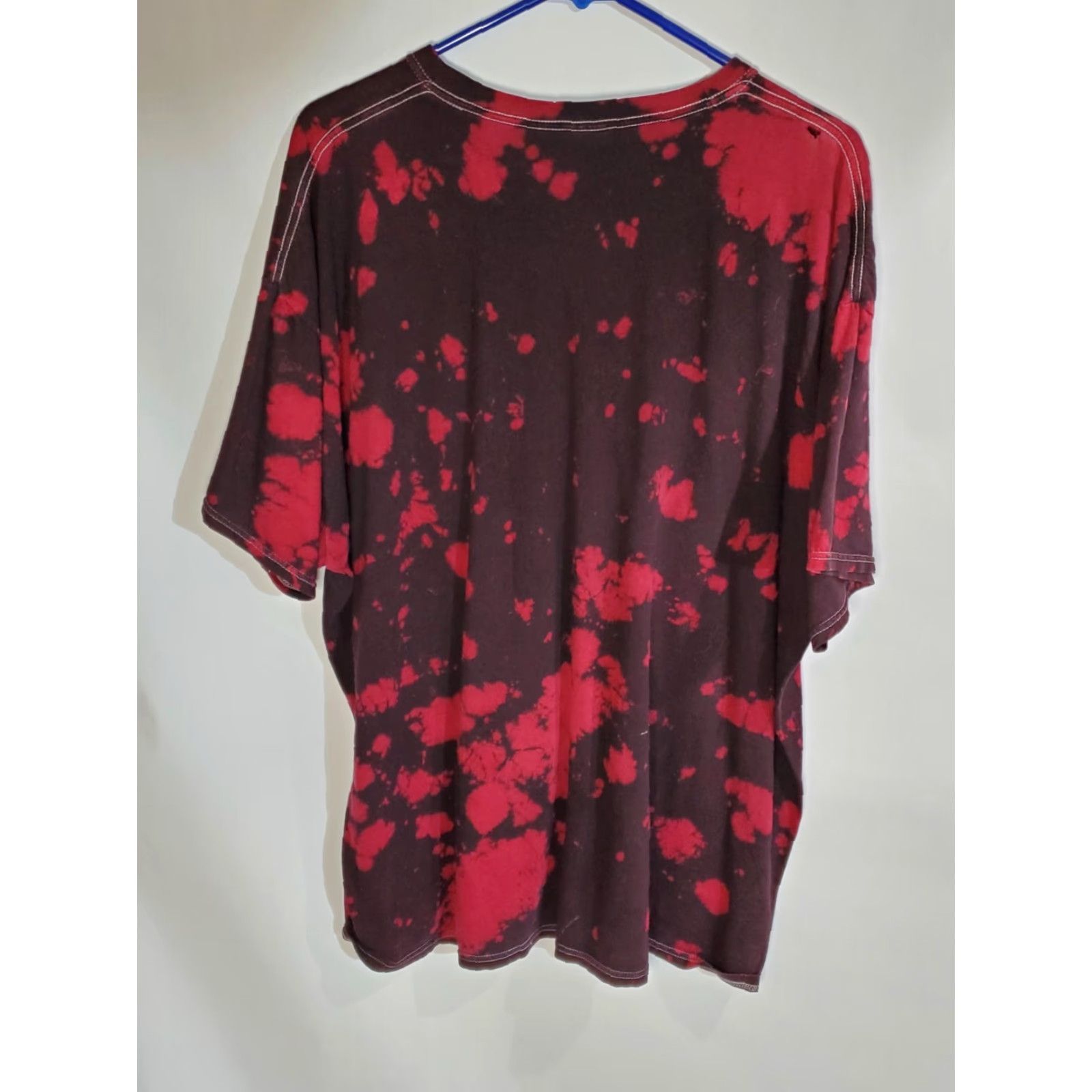 Disney Disney Mickey Mouse Disney Rock Guitar T Shirt Graphic Tie Dye Red Black Size XL Mens Shirt Graphic Print Tie Dye Rock Band Theme 80s 90s? Size US XL / EU 56 / 4 - 4 Thumbnail