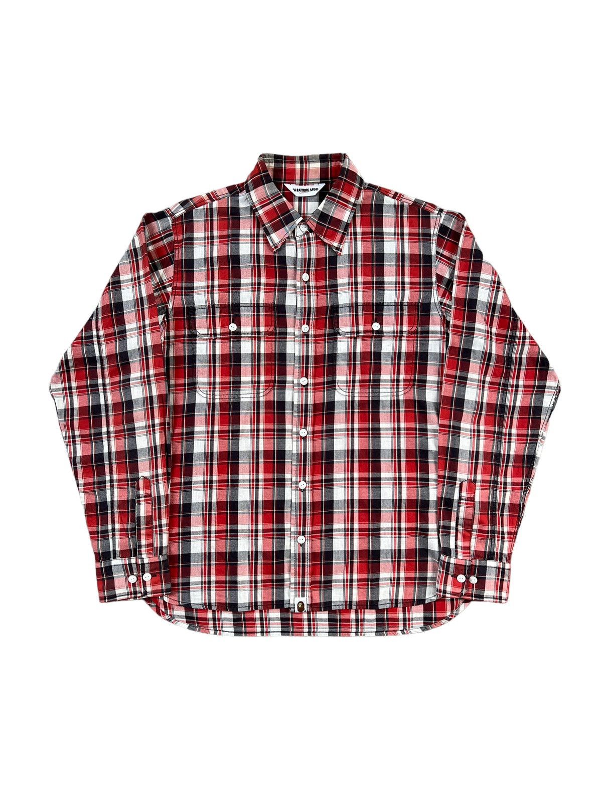 Bape × Nigo Bape Plaid Button Up Shirt Size US M / EU 48-50 / 2 - 1 Thumbnail