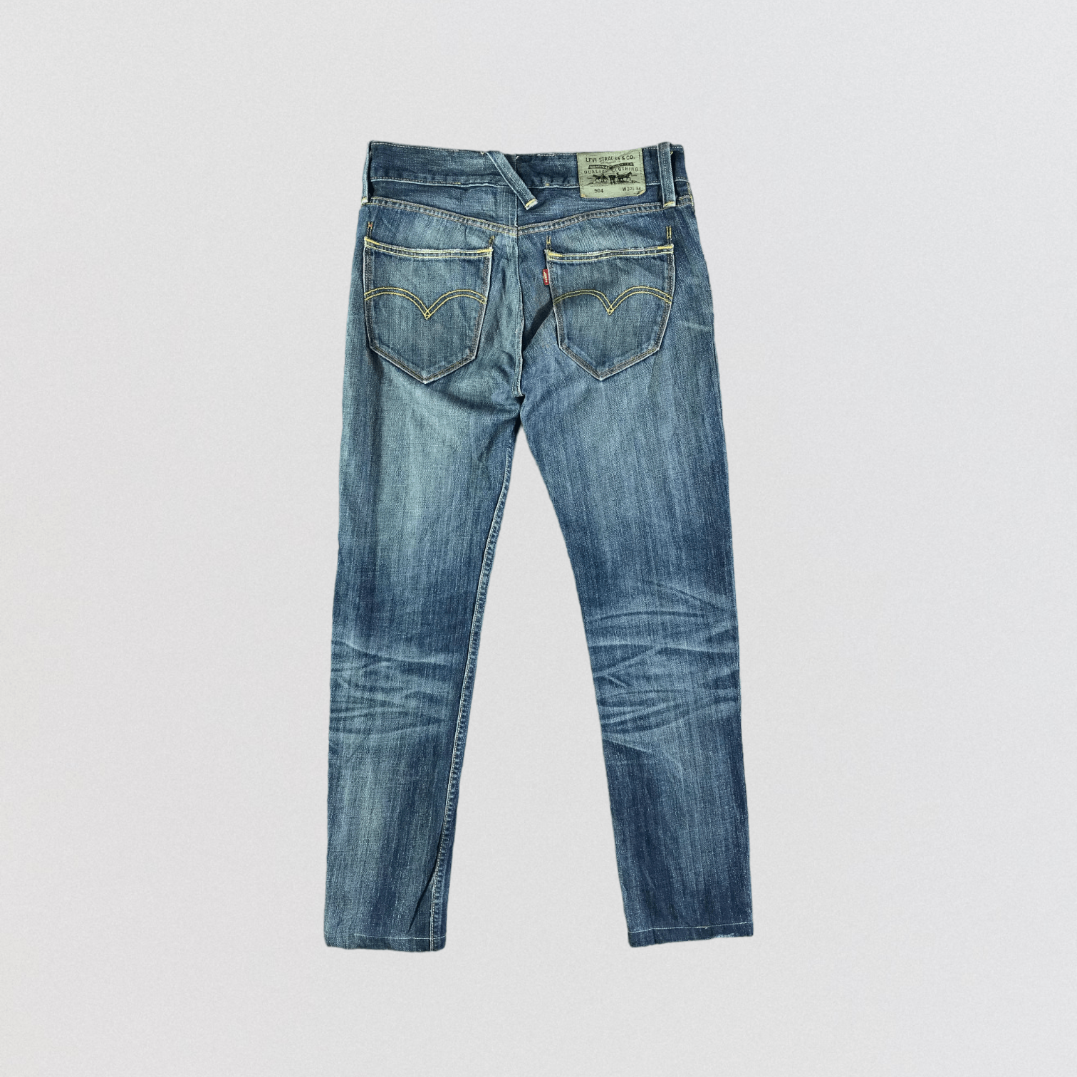 Levi's × Vintage Vintage Blue Wash Levis 504 Jeans-JM3370 Size 32" / US 10 / IT 46 - 2 Thumbnail