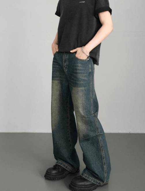 Japanese Brand × Jean Men's American retro distressed flared jeans y2k Size US 32 / EU 48 - 2 Thumbnail