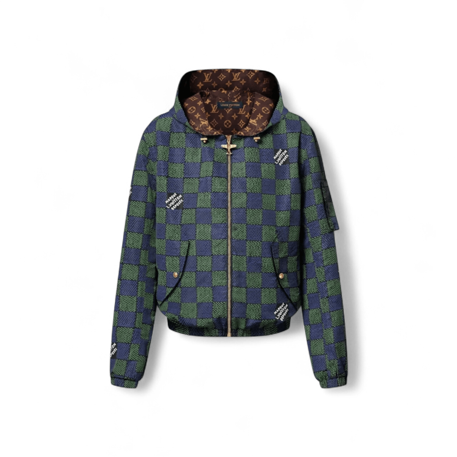 Louis Vuitton Louis Vuitton Reversible Damier Windbreaker Size US L / EU 52-54 / 3 - 1 Thumbnail