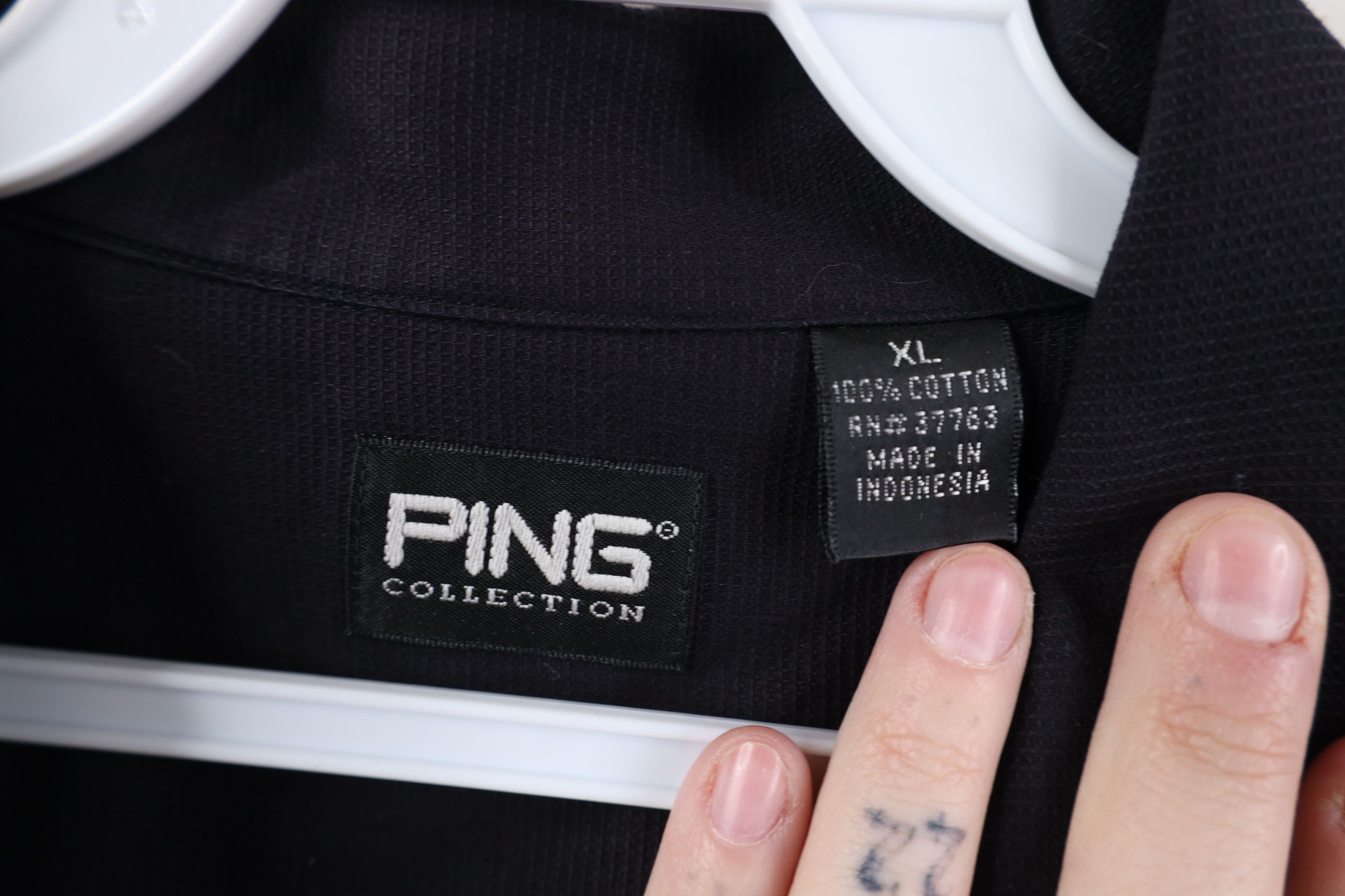 PING Vintage 90s Ping Golf Looped Short Sleeve Button Shirt Size US XL / EU 56 / 4 - 7 Thumbnail