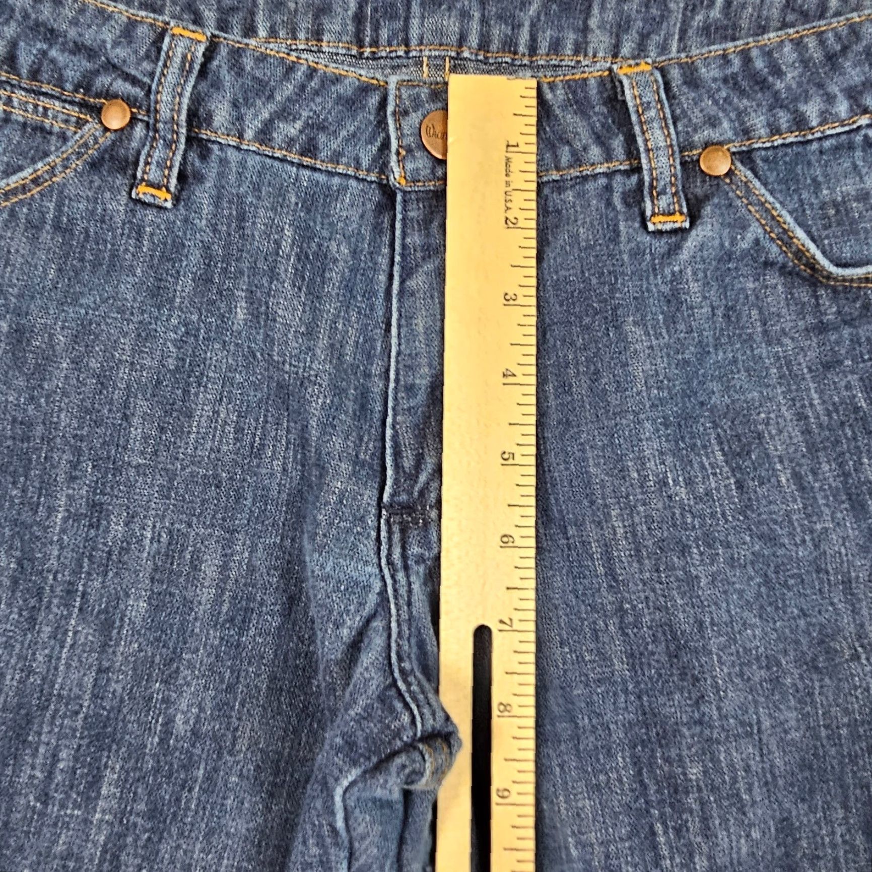 Wrangler Wrangler Jeans Womens Boot Cut Denim 30x28 Medium Wash 100% Cotton Low Rise Regular Inseam 28 Blue Size 24" / US 00 / IT 34 - 5 Thumbnail