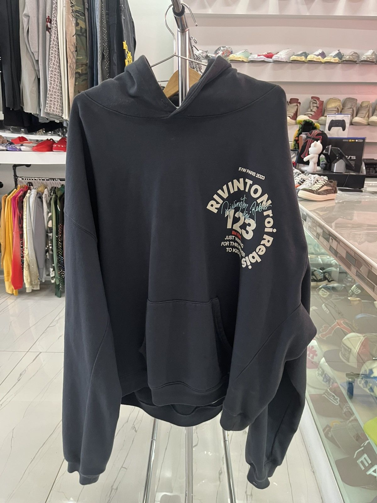 RRR-123 Logo Print Cotton Jersey Size US XXL / EU 58 / 5 - 1 Thumbnail