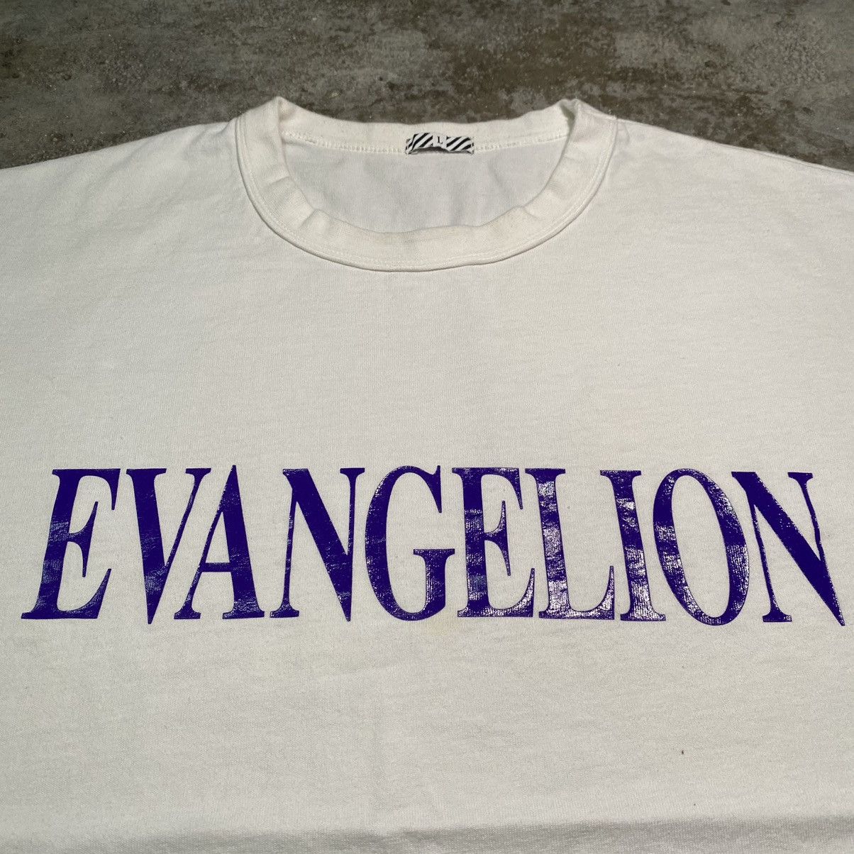 Anime × GU EVANGELION PURPLE SPELLOUT ANIME T SHIRT Size US L / EU 52-54 / 3 - 5 Thumbnail
