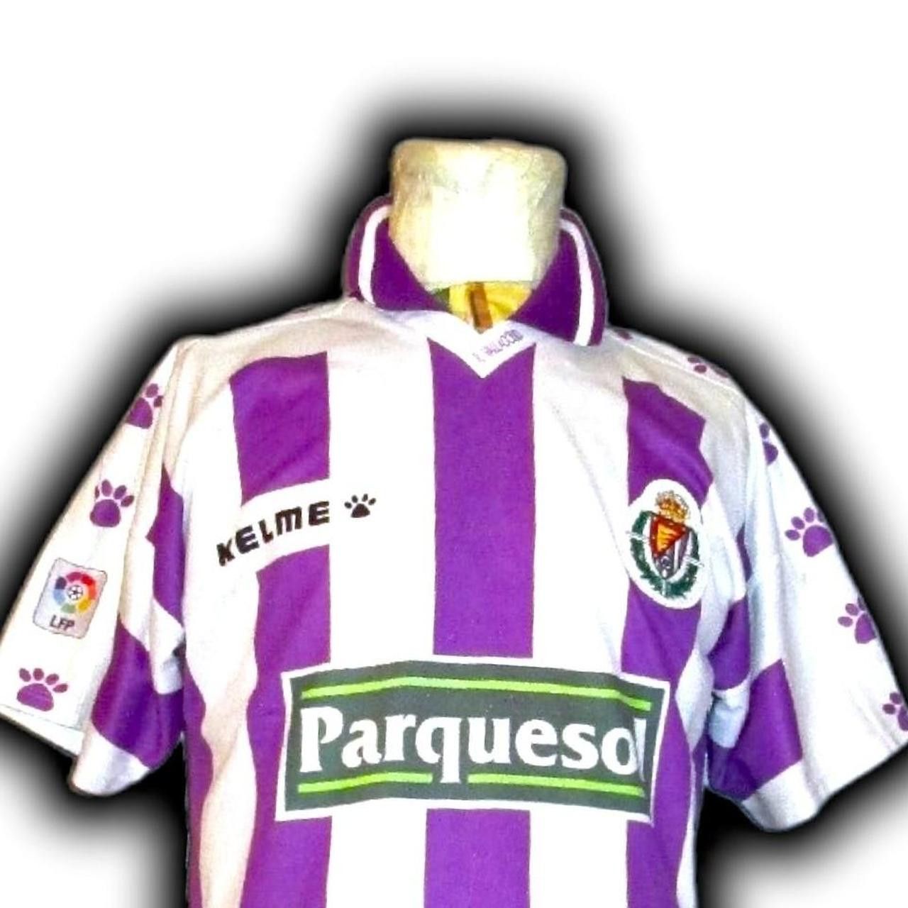Other Real Valladolid Spain 1995 1996 Home Shirt Jersey Size US L / EU 52-54 / 3 - 1 Thumbnail