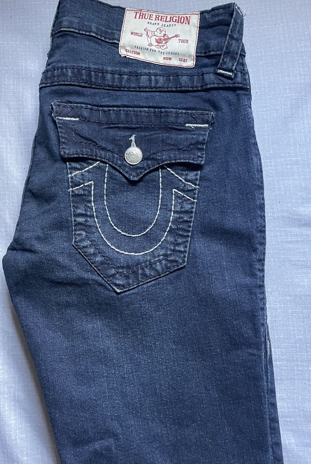 True Religion True Religion - Size 30 Ricky big T flap straight ...