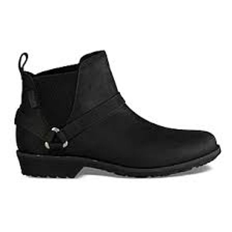 Teva De La Vina Dos Chelsea Boot Heeled Leather Black