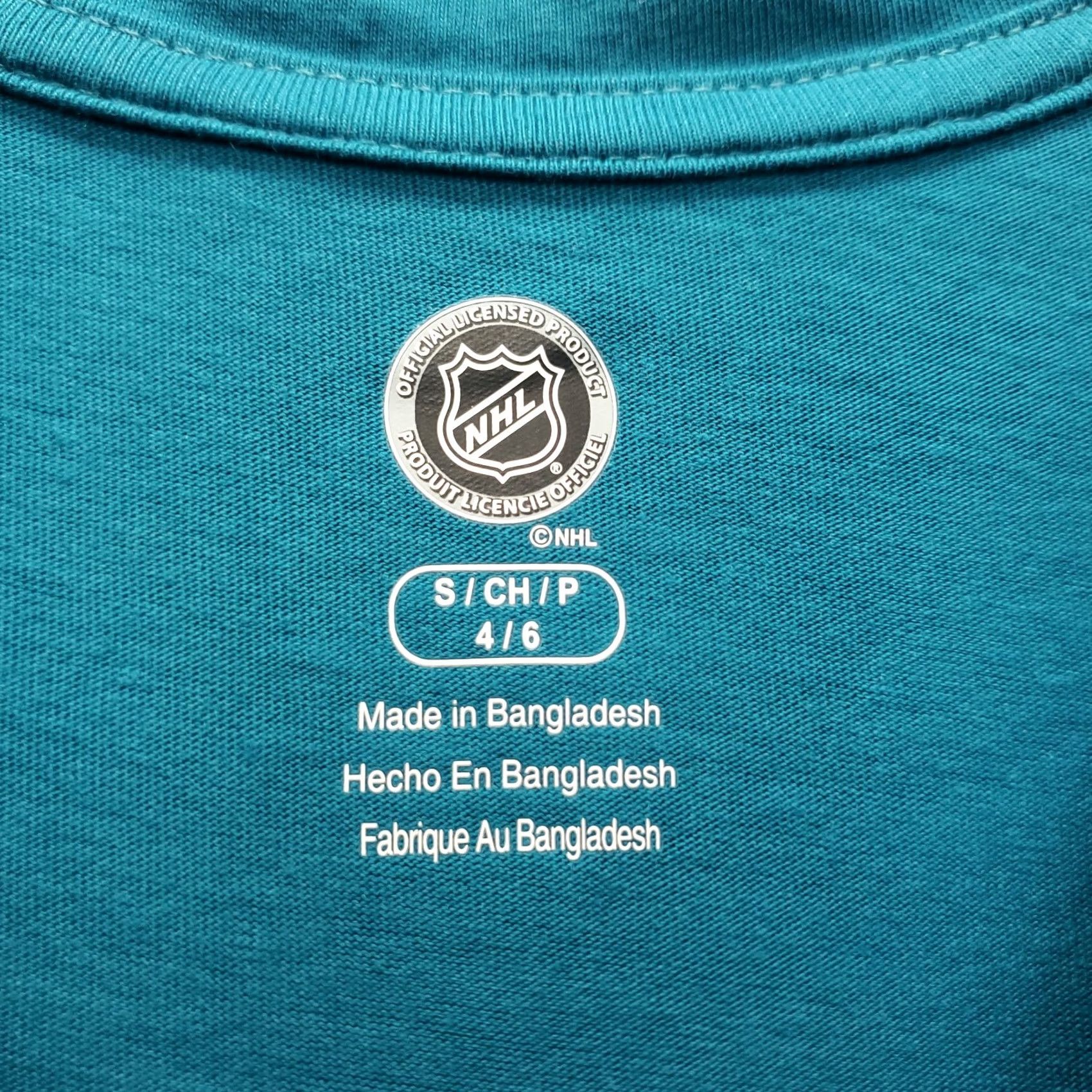 NHL NHL Shirt Womens Small Green Cotton Long Sleeve Crew Neck Pullover Top Size S / US 4 / IT 40 - 3 Thumbnail