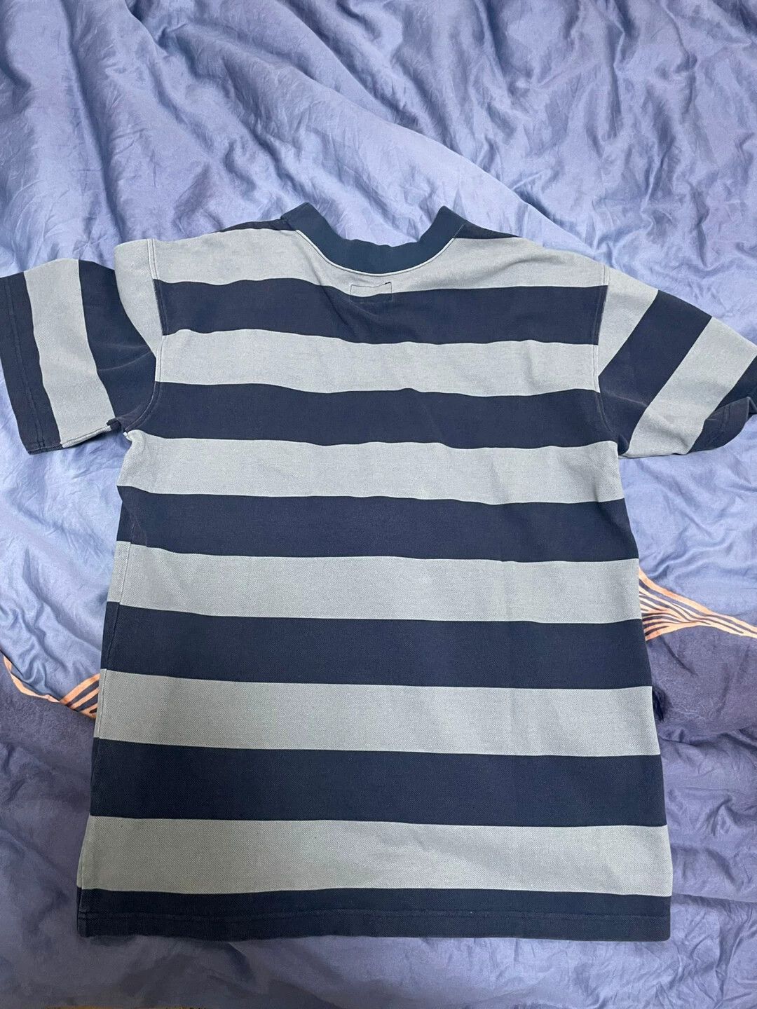 Descendant DCDT TURTOISE BORDER SS Stripe Embroidered Pkt T Blue M 19SS Size US M / EU 48-50 / 2 - 2 Thumbnail
