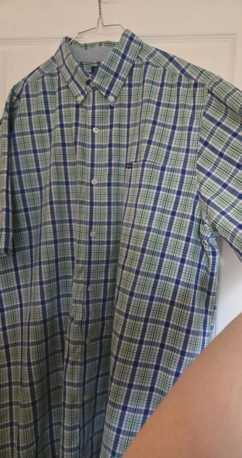 Chaps Dress Shirt Chaps 2XT 2X Button Down Light Green Spring Plai Size US XXL / EU 58 / 5 - 6 Thumbnail