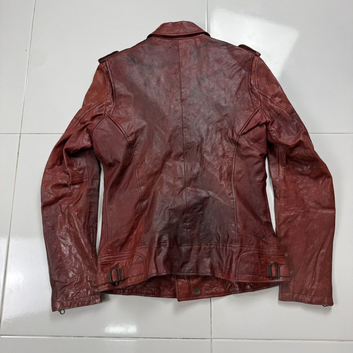 Tete Homme Tete Homme Leather Biker Jacket Size US S / EU 44-46 / 1 - 6 Thumbnail