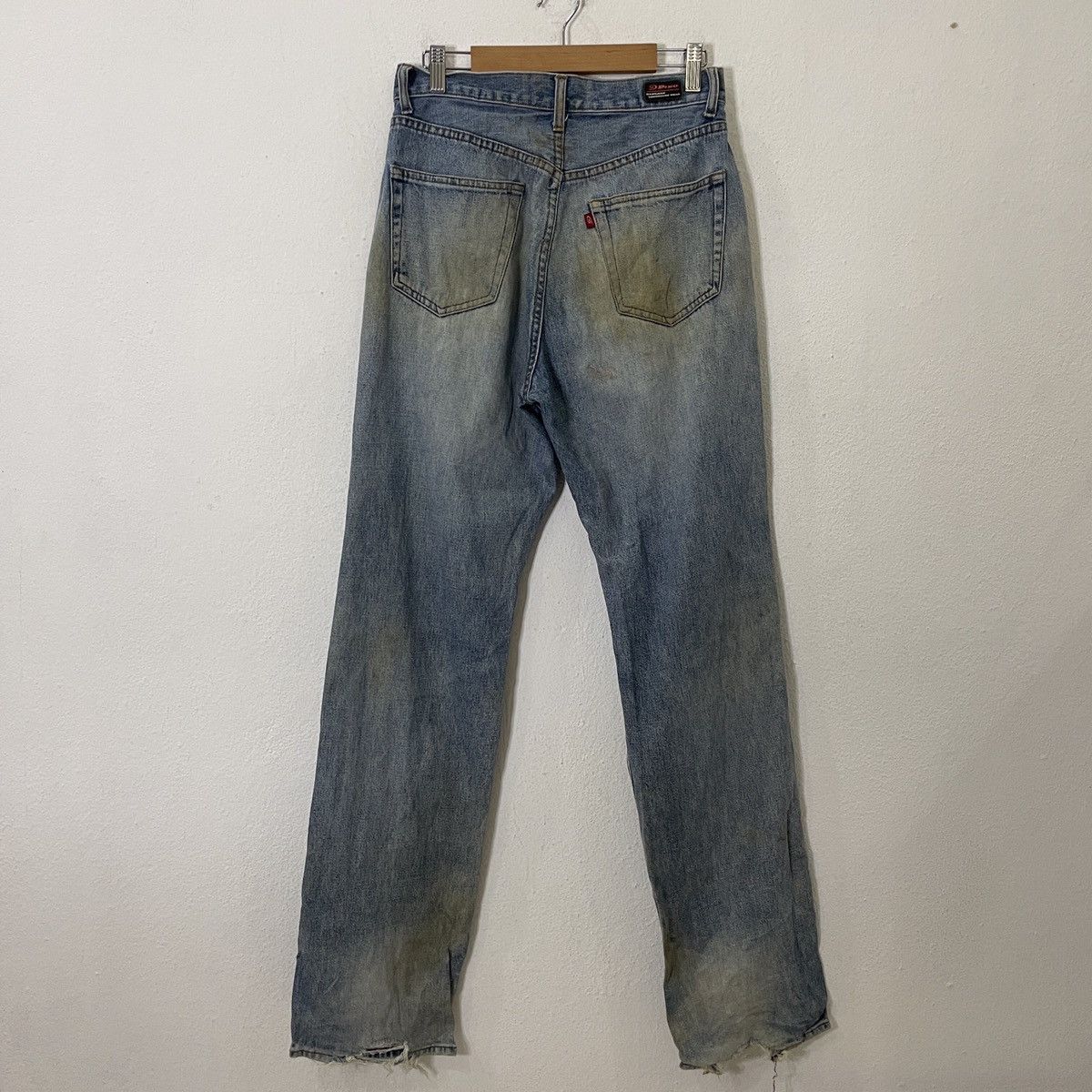Japanese Brand Vintage Piko Distressed Denim Jeans Size US 29 - 7 Thumbnail
