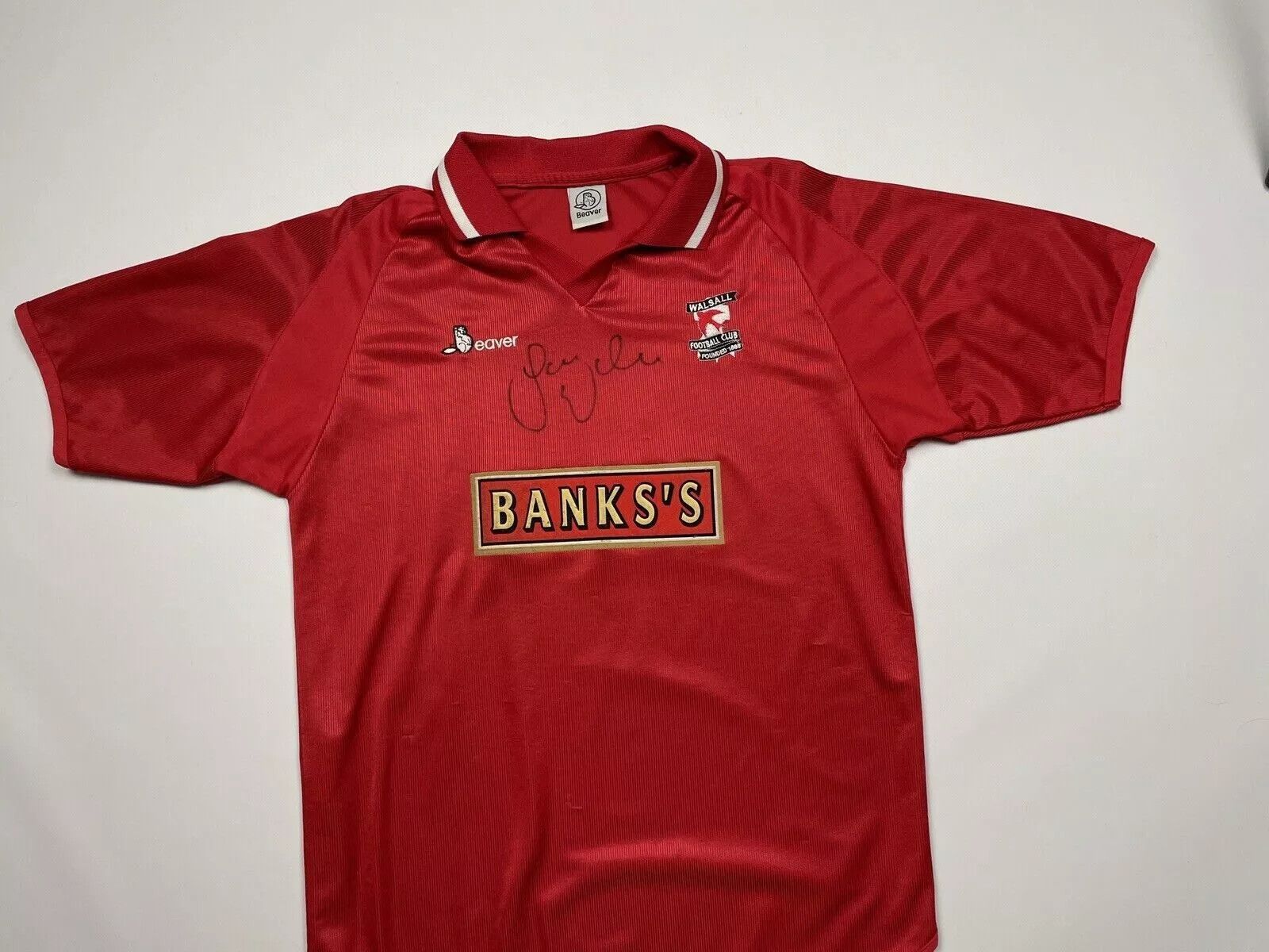 Vintage VINTAGE WALSALL 2001 2002 HOME JERSEY SHIRT SOCCER SIGNED Size US M / EU 48-50 / 2 - 3 Thumbnail