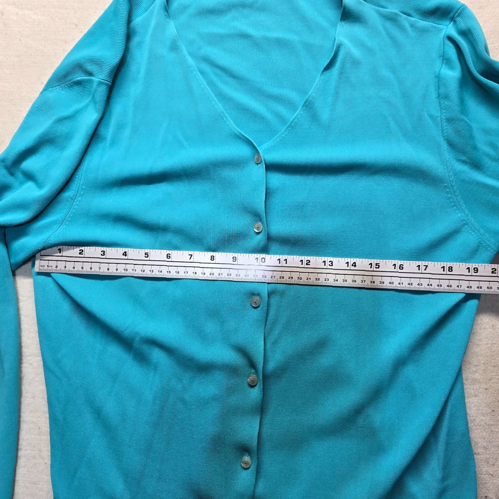 Coldwater Creek Coldwater Creek Cardigan Woman Plus 2X Solid Blue Button Down Sweater Adult Womens Long Sleeve Round Neck Size XXL / US 16-18 / IT 52-54 - 5 Thumbnail