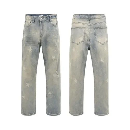VIBE Vintage Washed Lumberjack Street Hip Hop Y2K Jeans Size US 30 / EU 46 - 4 Thumbnail