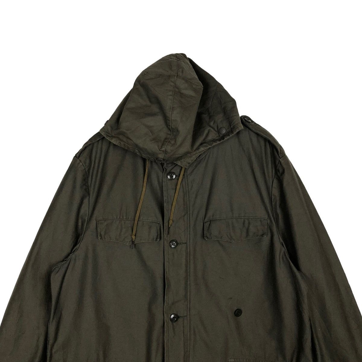 Vintage 🔥True Vintage Parka Fish Tail Jacket Schwarz Passau Army Size US M / EU 48-50 / 2 - 3 Thumbnail