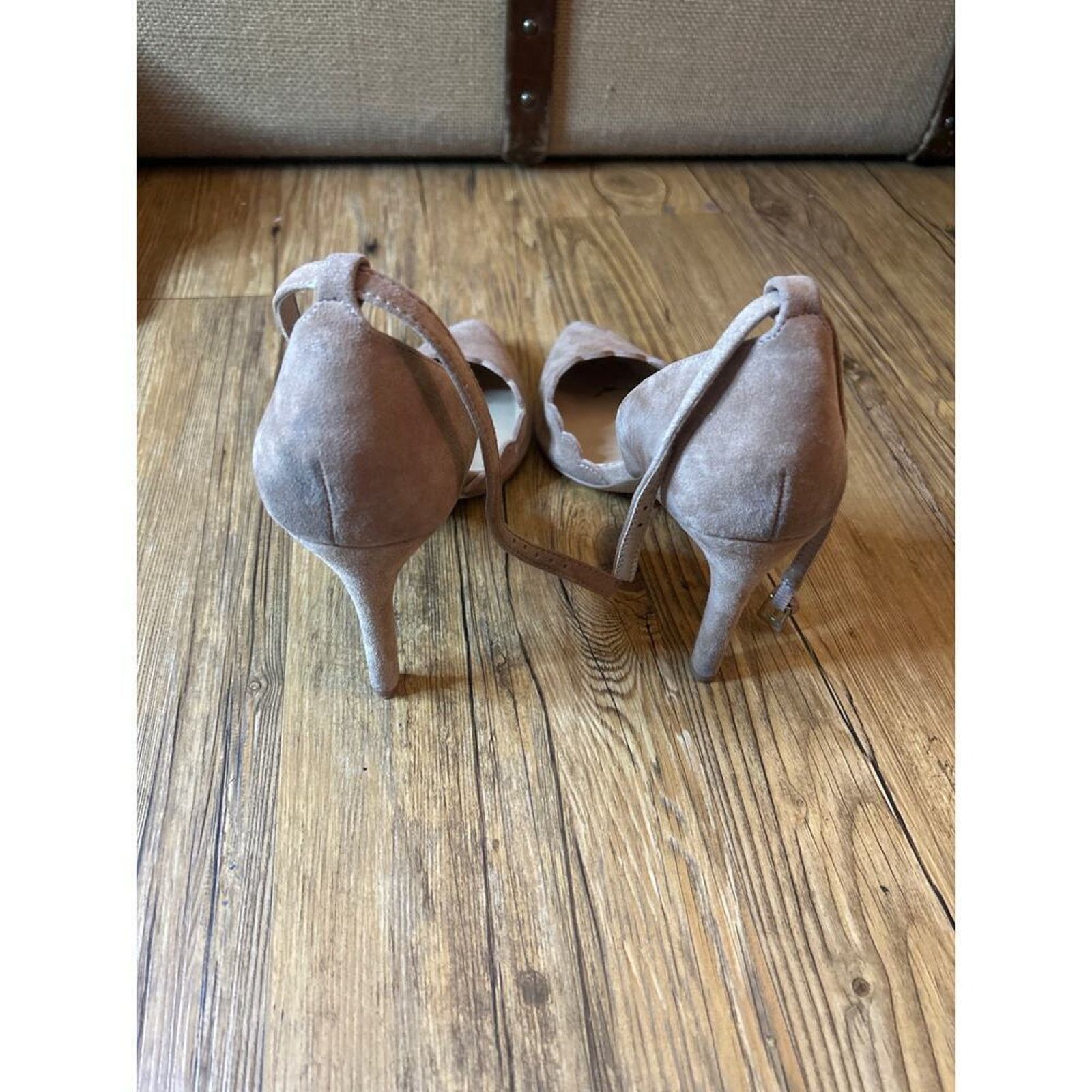 Adrianna Papell Preloved Adrienne Vittadini Suede Leather Heels Shoes 8.5 Size US 8.5 / IT 38.5 - 4 Thumbnail