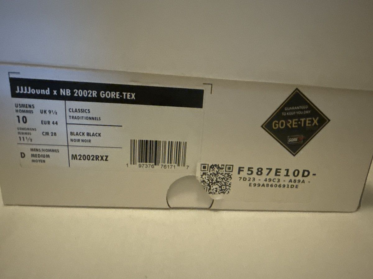 JJJJound × New Balance New Balance 2002R Gore-Tex JJJJound Charcoal Size US 10 / EU 43 - 6 Thumbnail