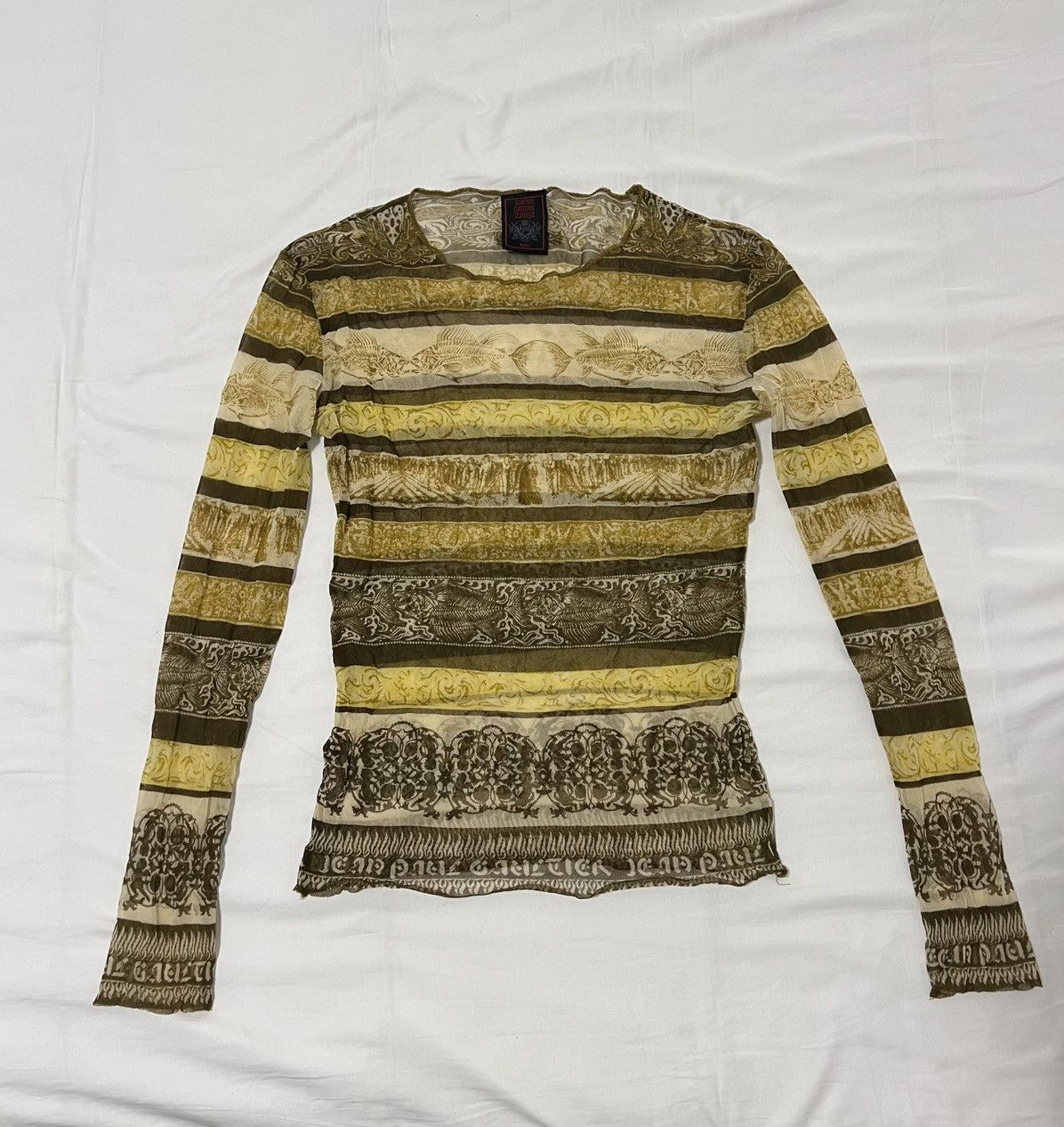 Jean Paul Gaultier Jean Paul Gaultier SS 1995 cyber mesh top | Grailed