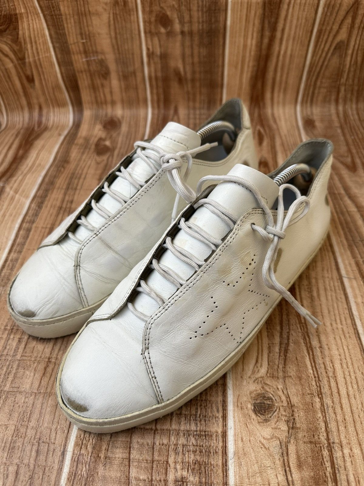 Golden Goose Golden Goose GGDB Superstar White Leather Lowtop Sneaks Size US 9 / EU 42 - 1 Thumbnail
