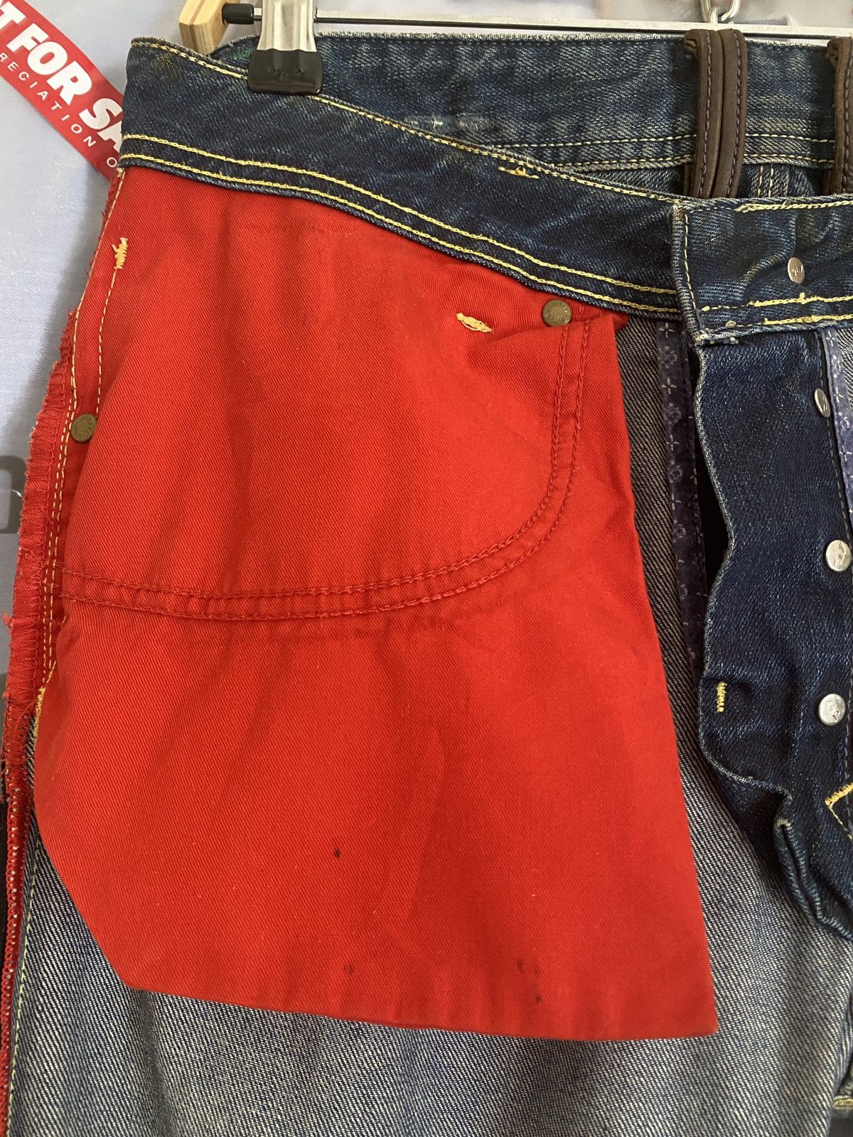 Diesel Vintage 2005 Diesel Onija Wash Denim Distressed Size US 33 - 23 Thumbnail